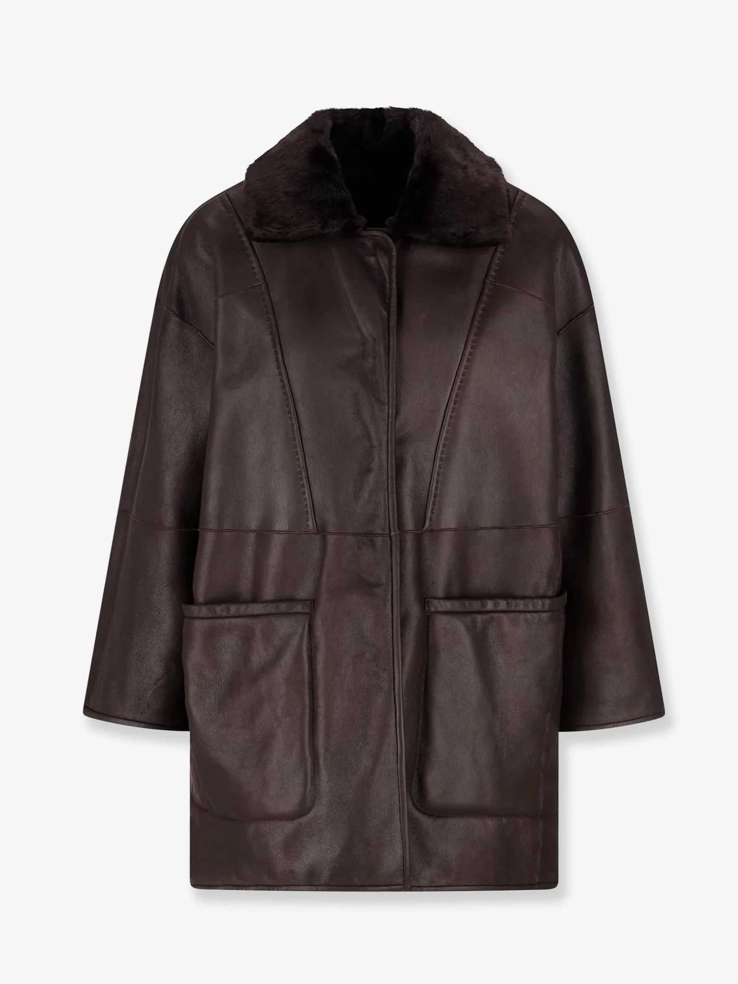 Max Mara Pirenei Reversible Sheepskin Coat - Image 3