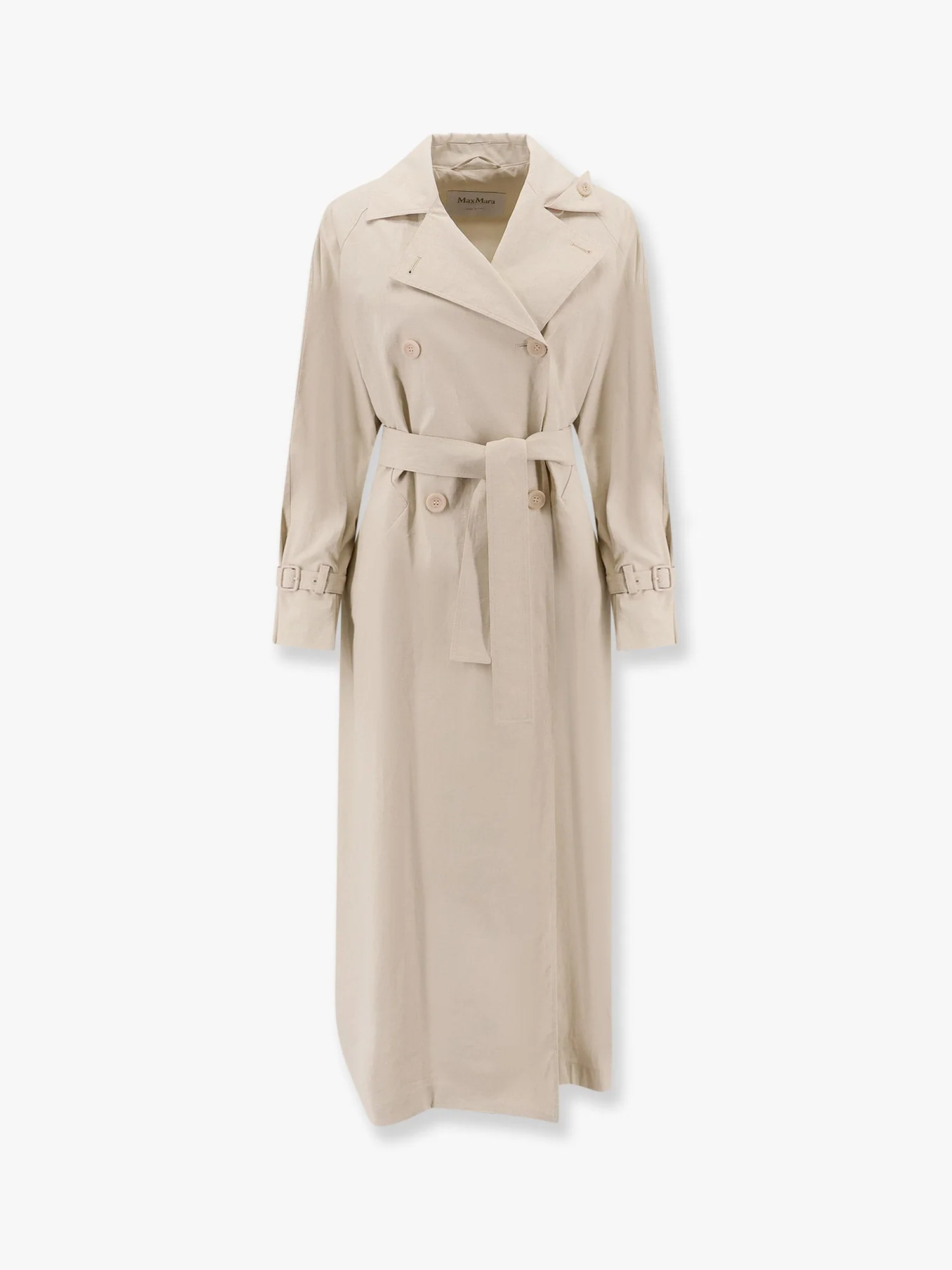 Max Mara Ronco Max Mara Sfilata Coated Linen Trench