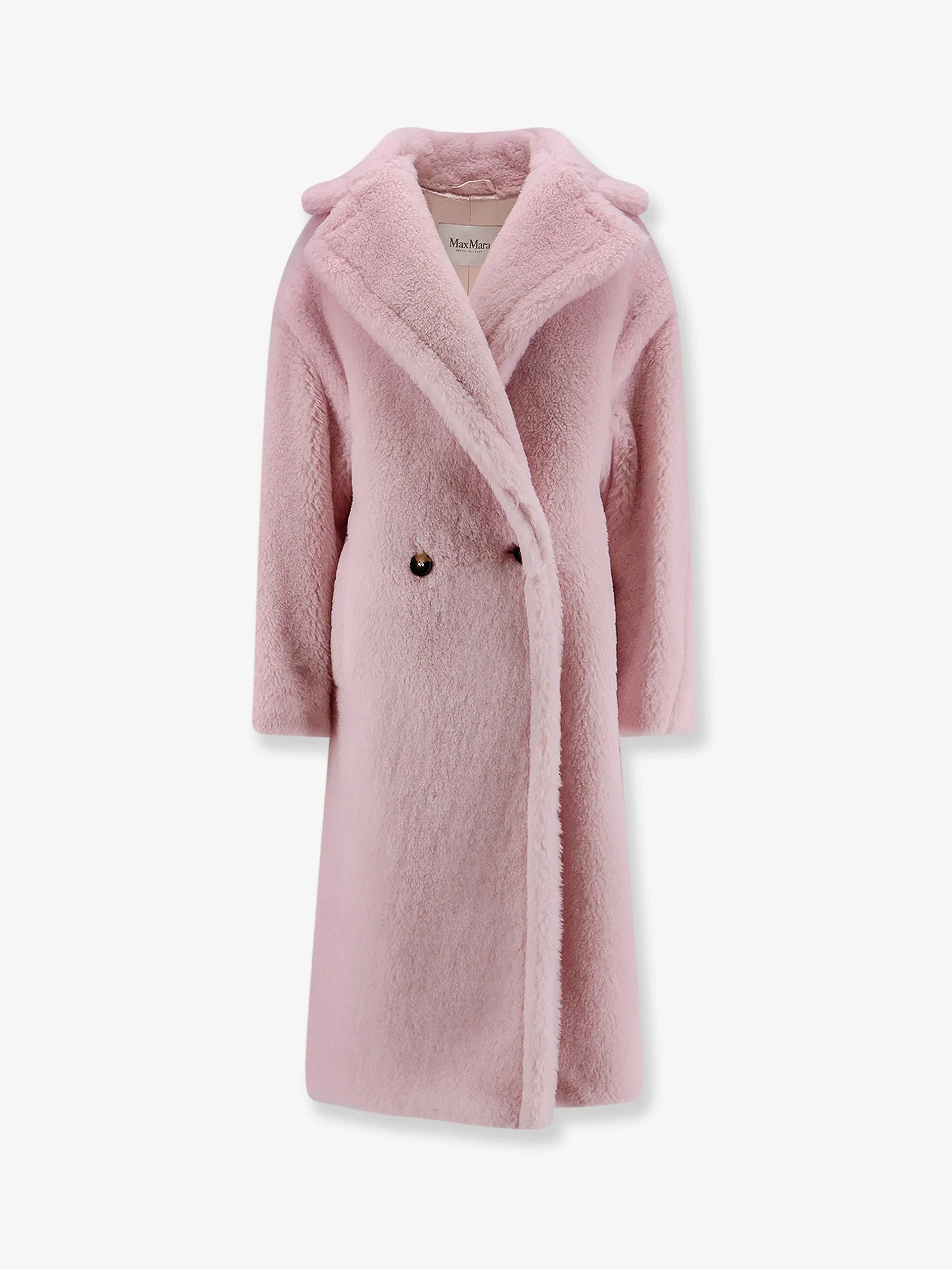 Max Mara Tedgirl Alpaca And Virgin Wool Fur Coat - Image 4