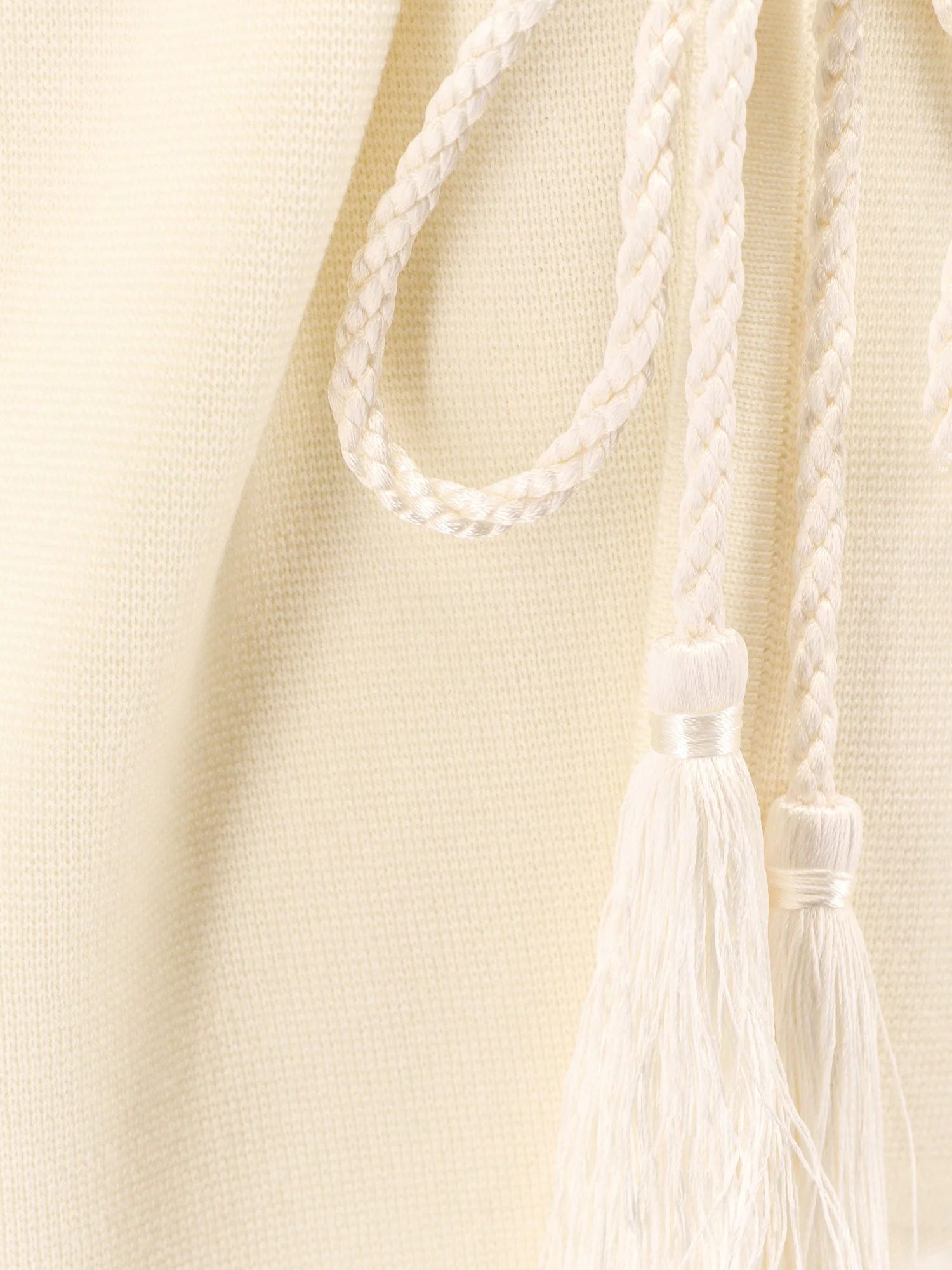 Max Mara Tiberio Virgin Wool Cardigan With Rope At Waist - Image 4