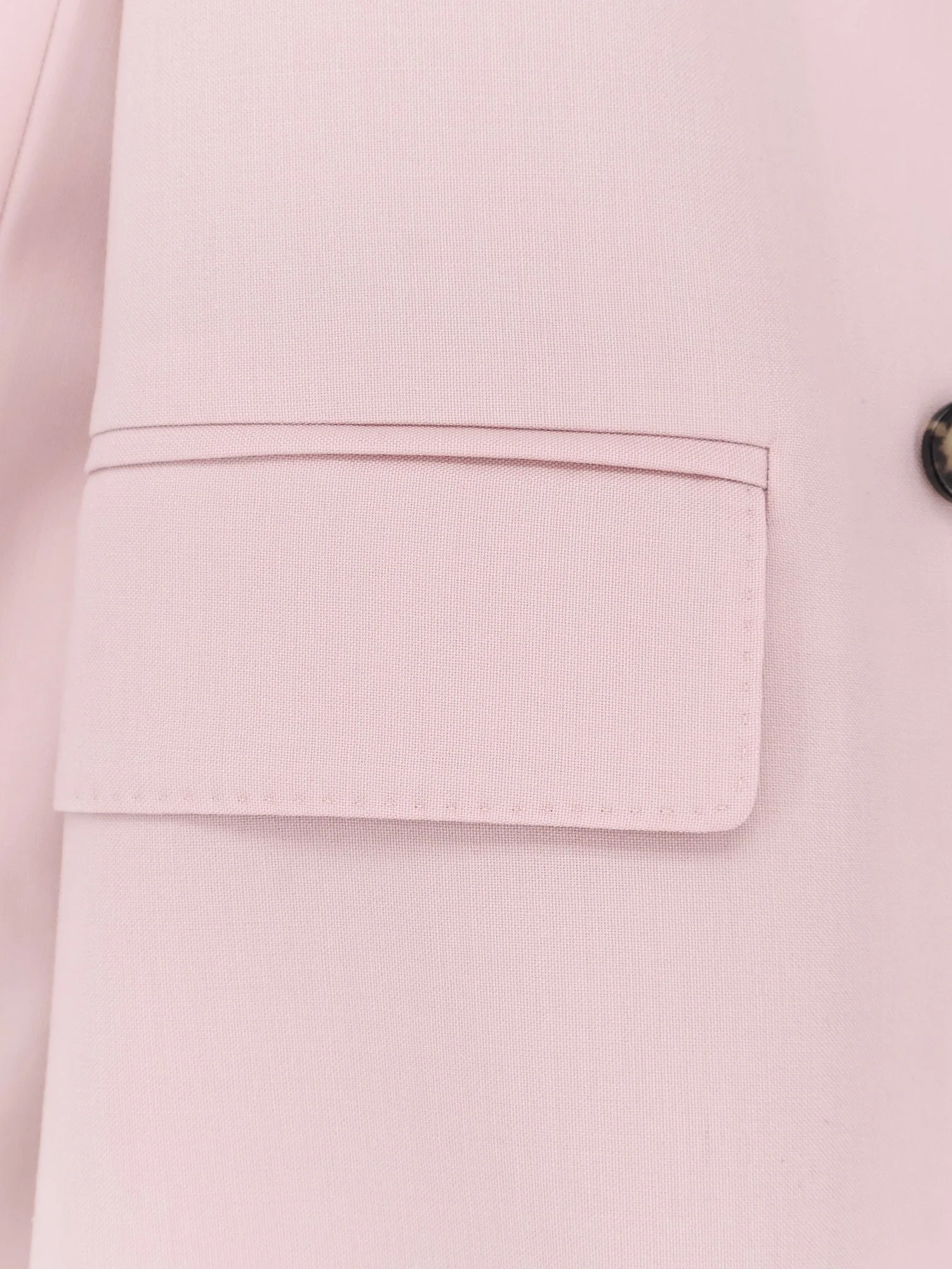 Max Mara Wool, Mohair And Silk Blend Ombrosa Blazer - Image 3