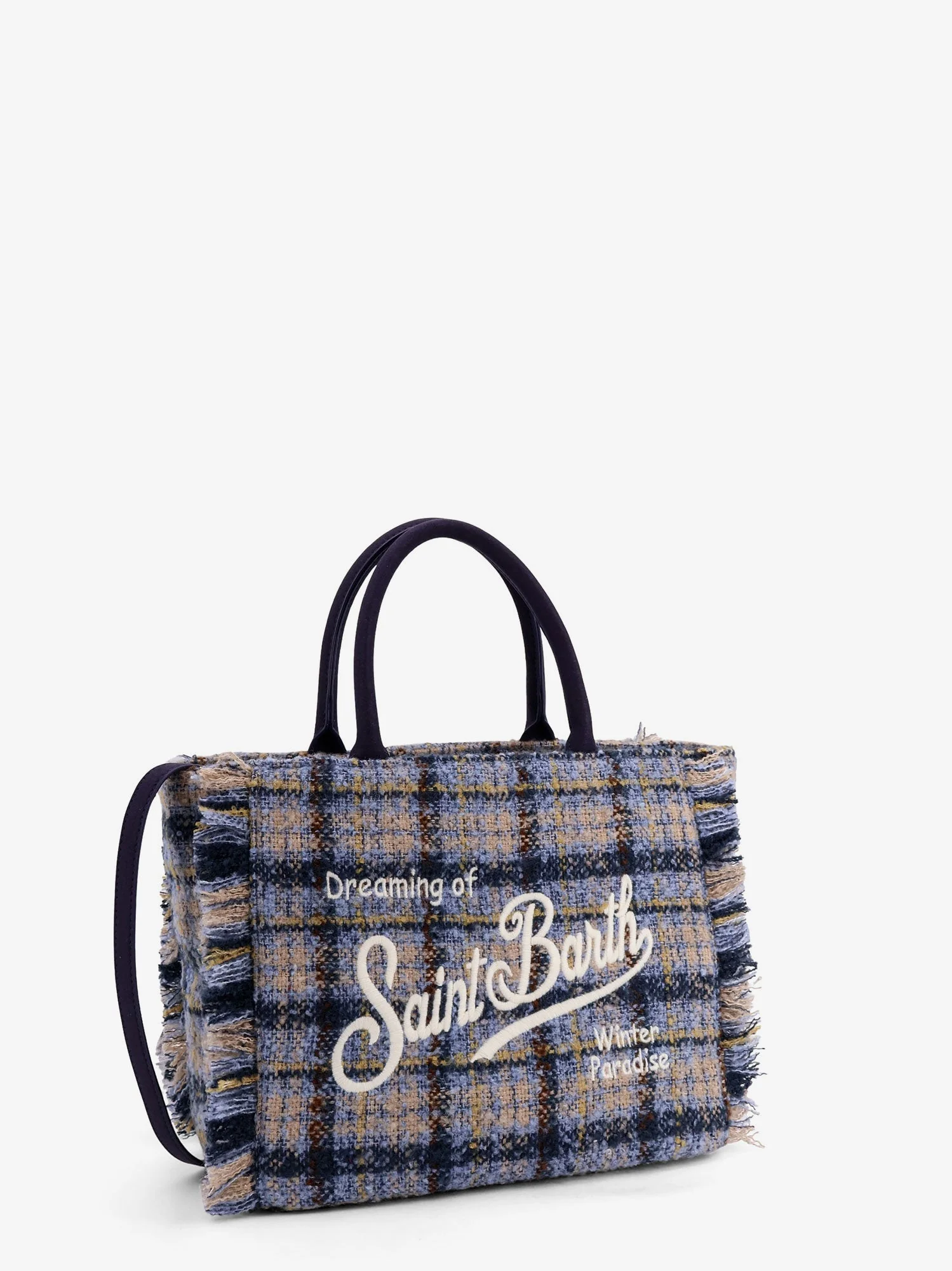 Mc2 Saint Barth Borsa A Tracolla Colette Tweed In Misto Lana - Image 18