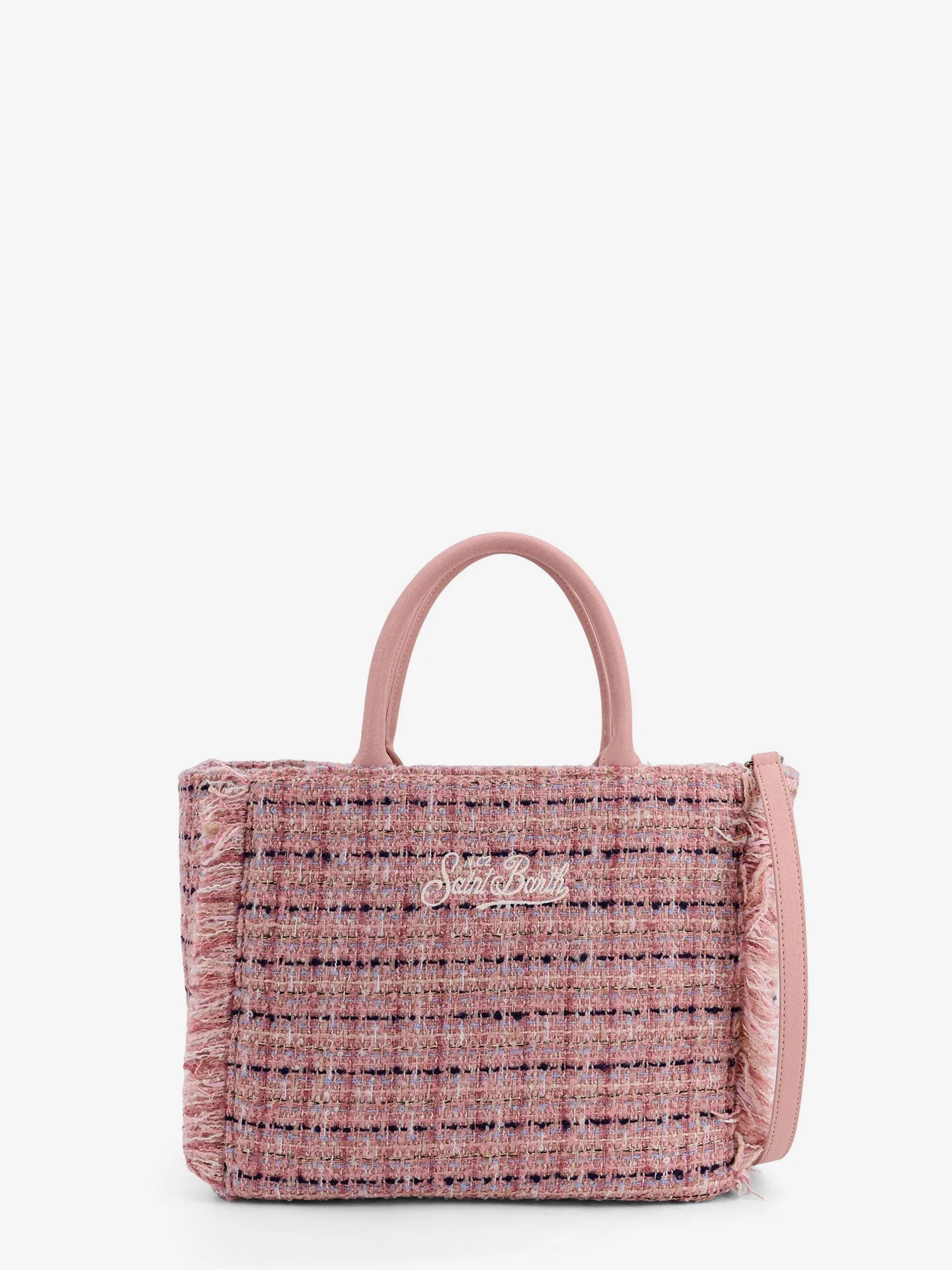 Mc2 Saint Barth Borsa A Tracolla Colette Tweed In Misto Lana - Image 7