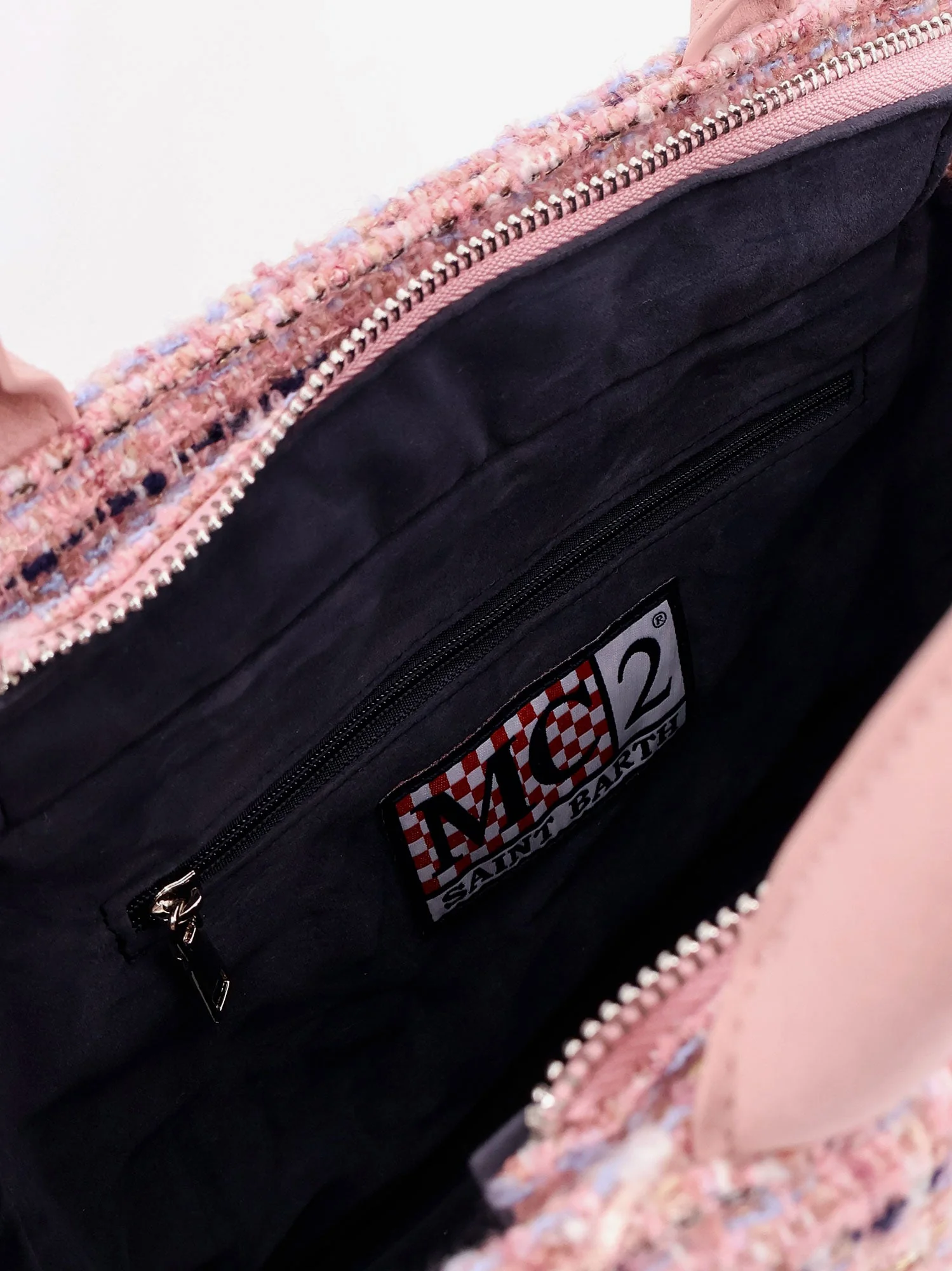 Mc2 Saint Barth Borsa A Tracolla Colette Tweed In Misto Lana - Image 9