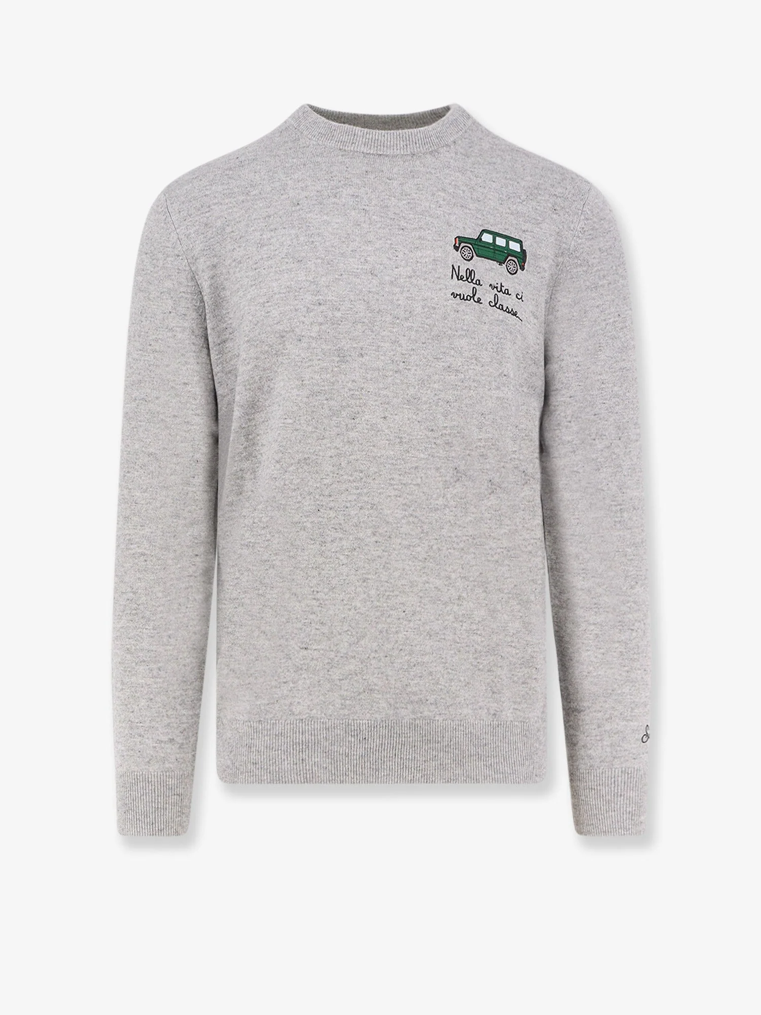 Mc2 Saint Barth Heron Light Embry Wool Blend Sweater