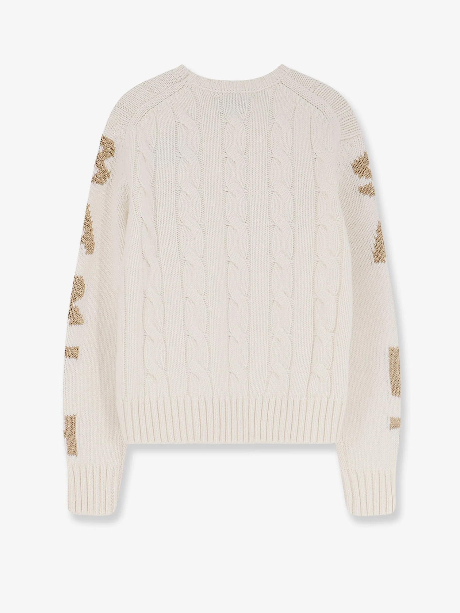 Mc2 Saint Barth Malmo Wool Blend Cable Knit Sweater - Image 5