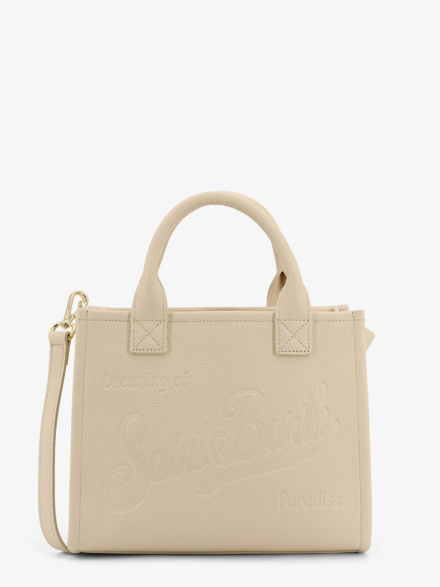 Mc2 Saint Barth Vanity Bag Midi Leather Shoulder Bag - Image 6