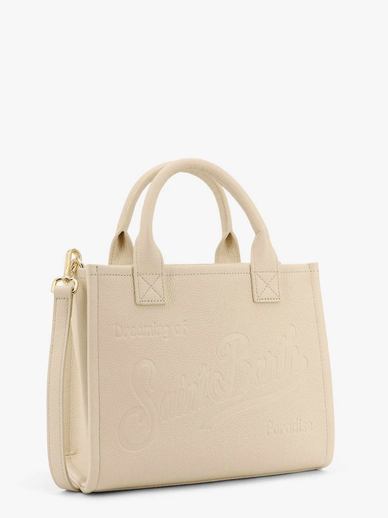 Mc2 Saint Barth Vanity Bag Midi Leather Shoulder Bag - Image 8
