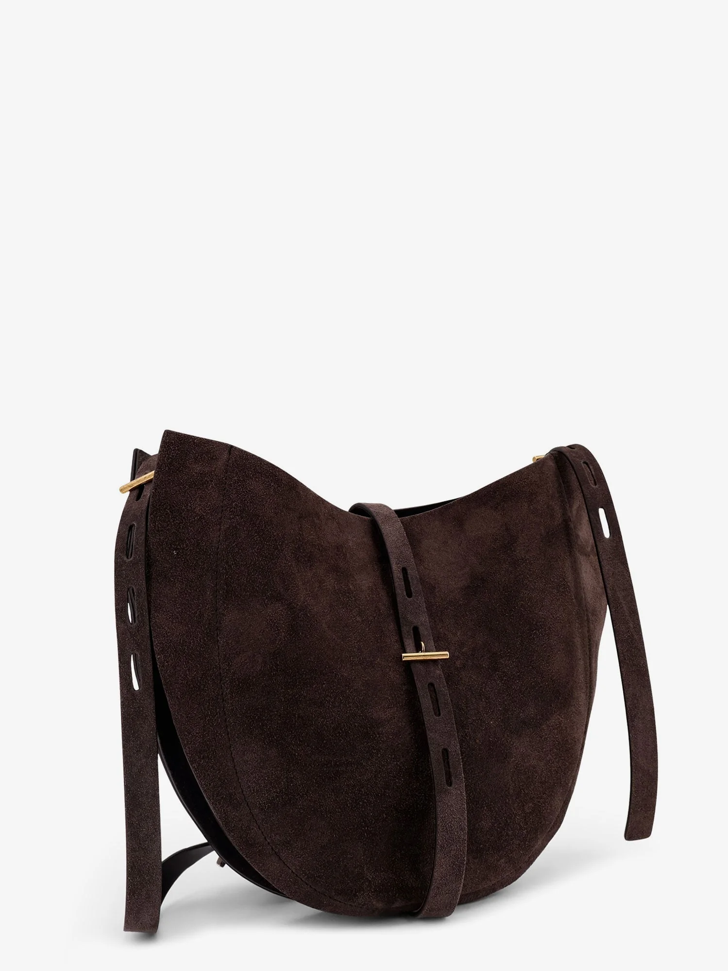 Minobossi Suede Crossbody Bag - Image 8