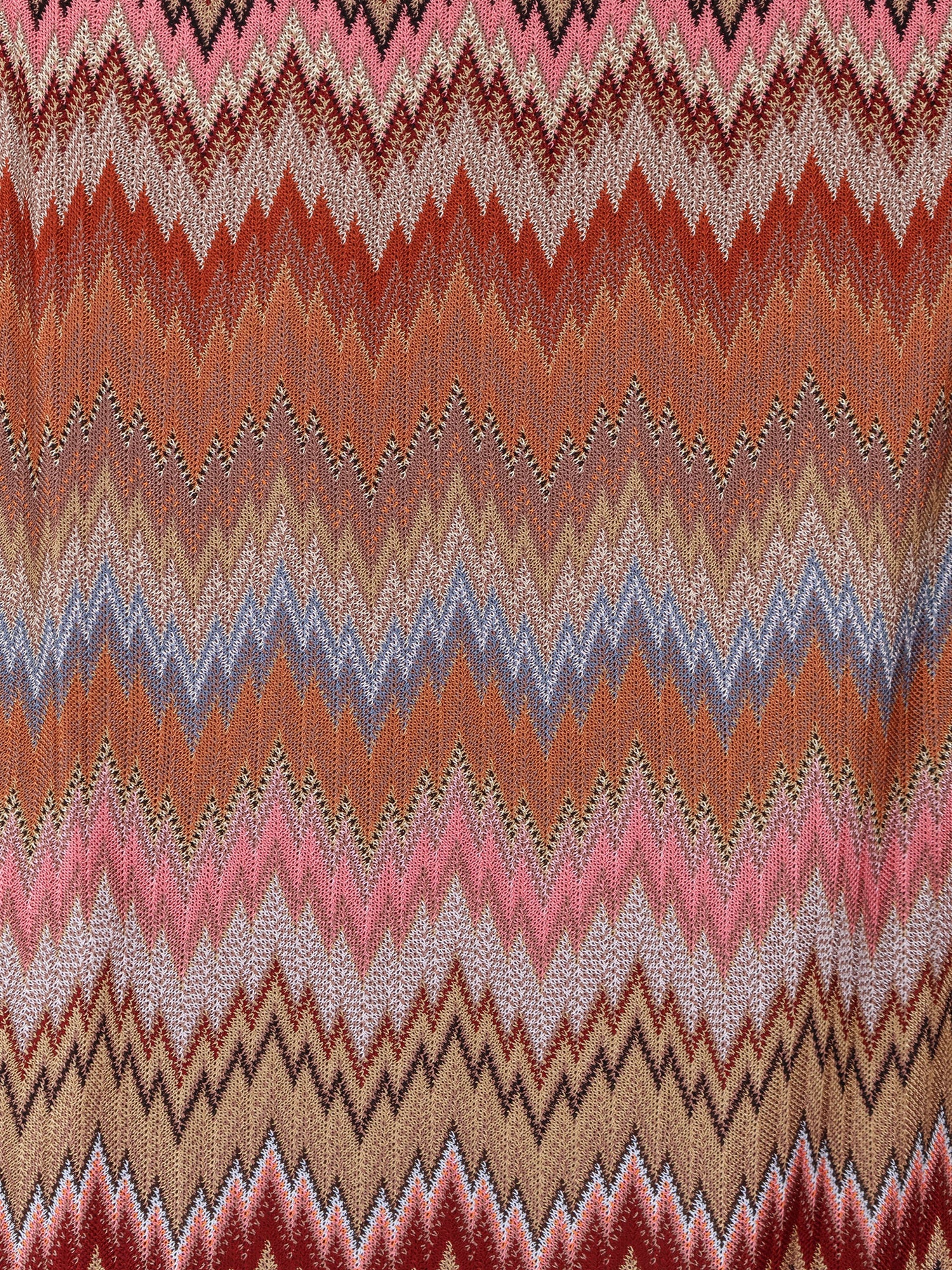 Missoni Short Viscose Dress With Chevron Pattern - Image 3
