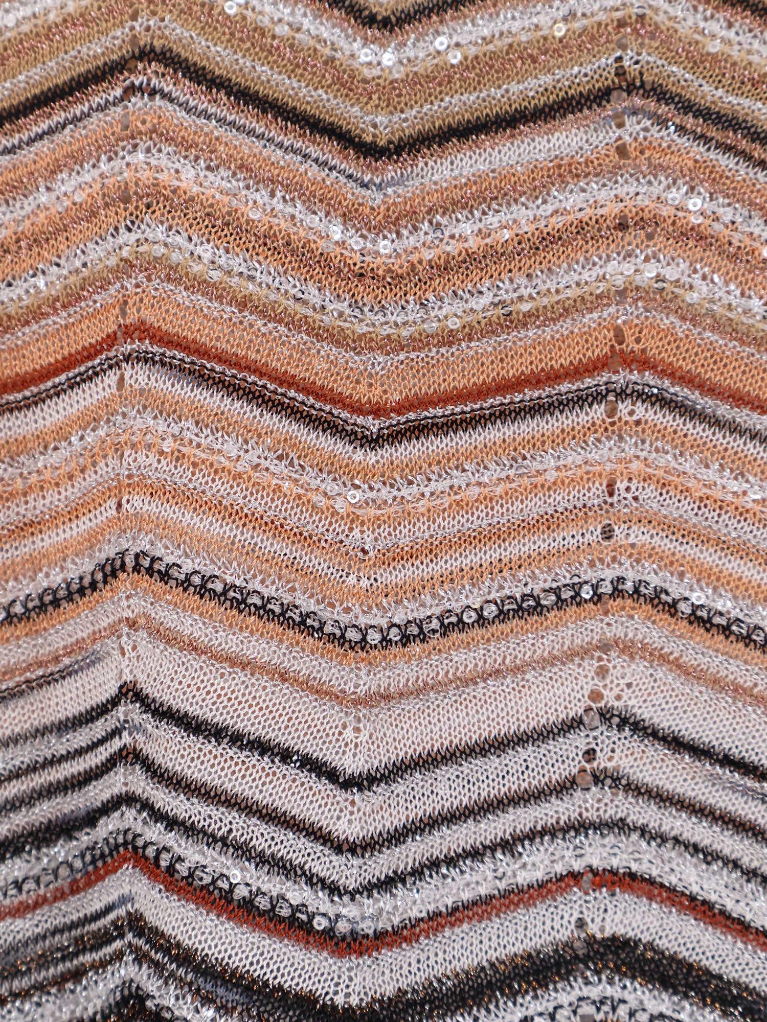 Missoni Viscose Tank Top With Laminated Chevron Pattern - Image 3