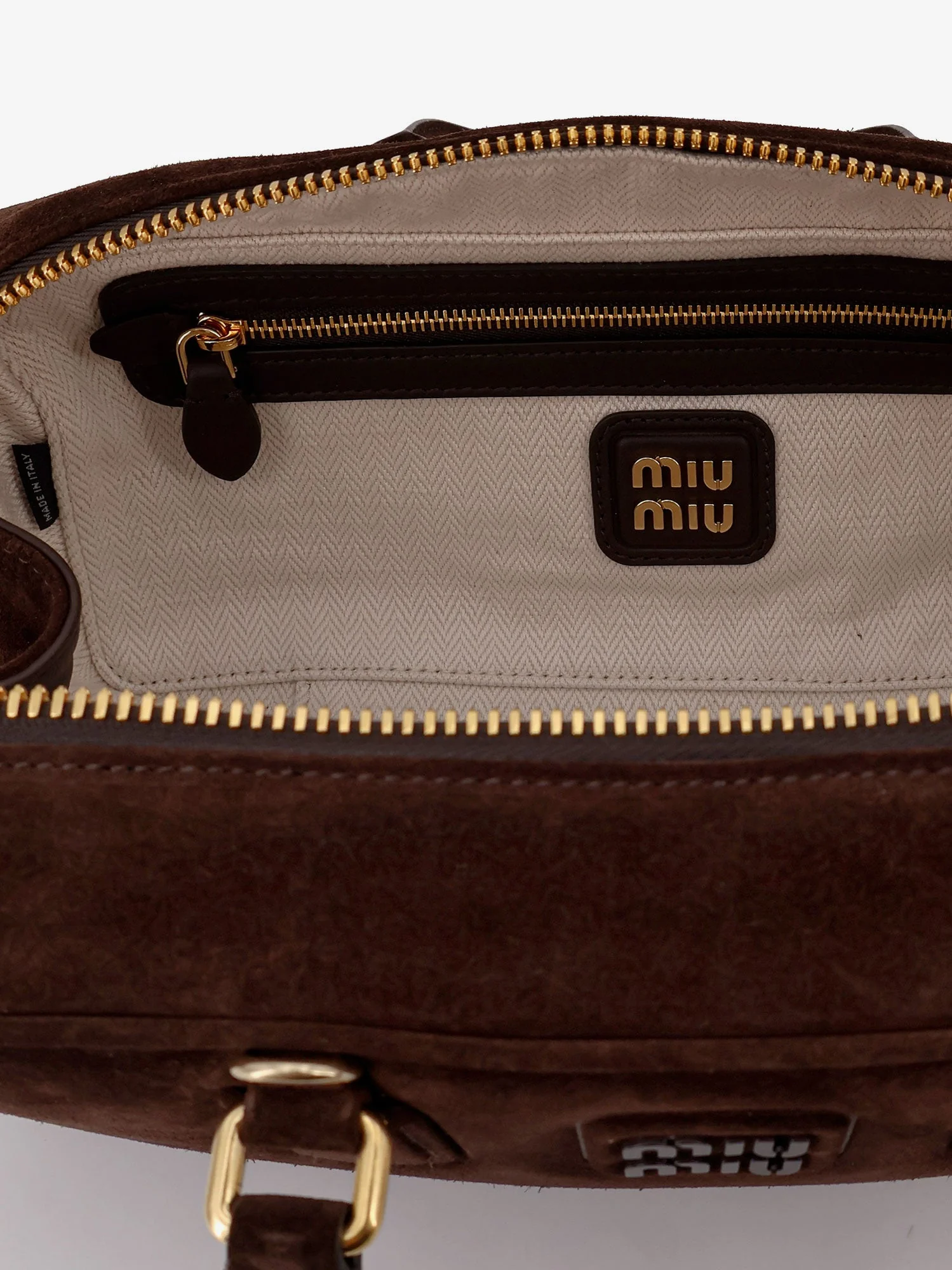 Miu Miu Arcadie Suede Shoulder Bag - Image 4