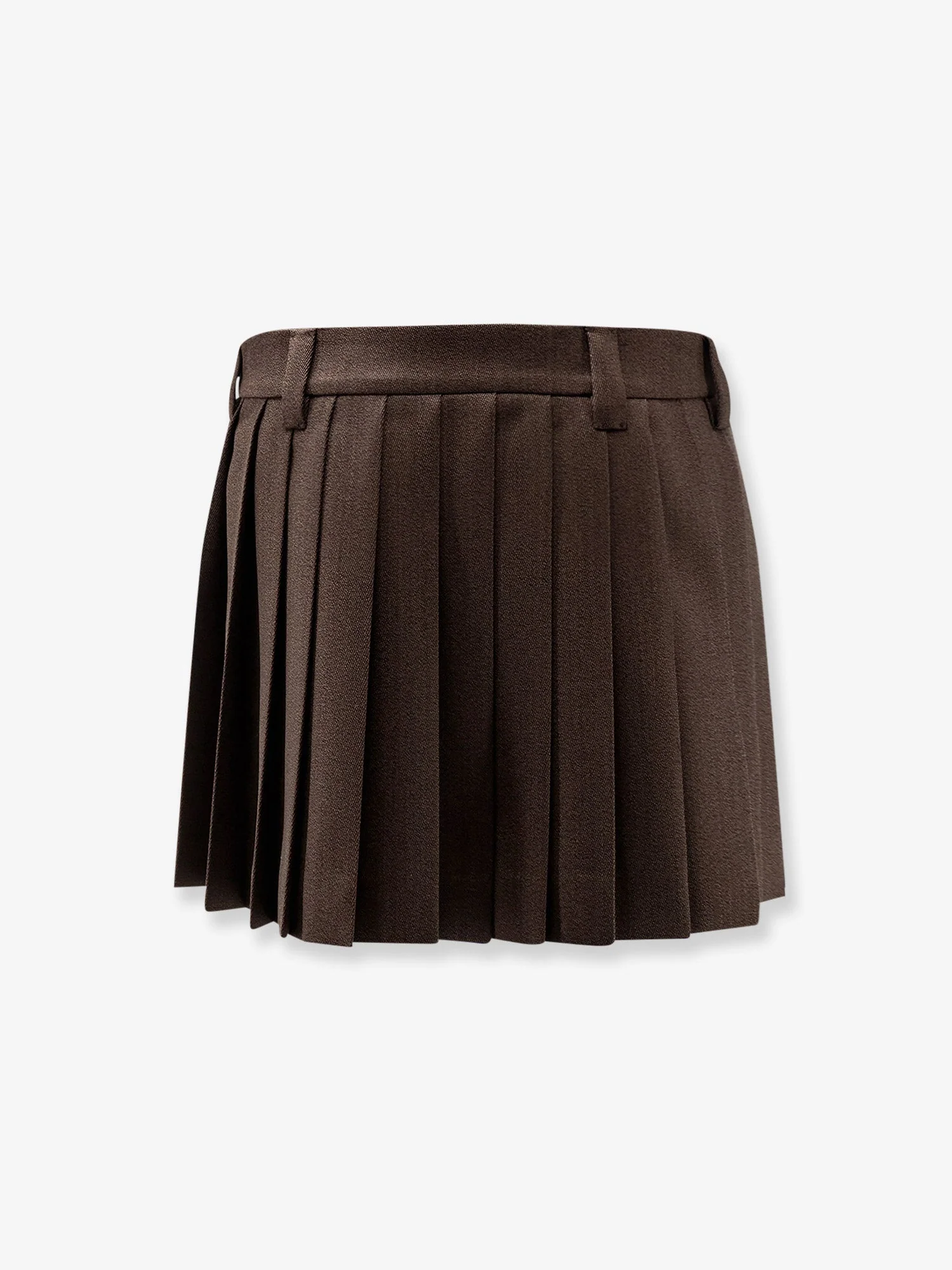 Miu Miu Cover Fabric Pleated Mini Skirt - Image 4