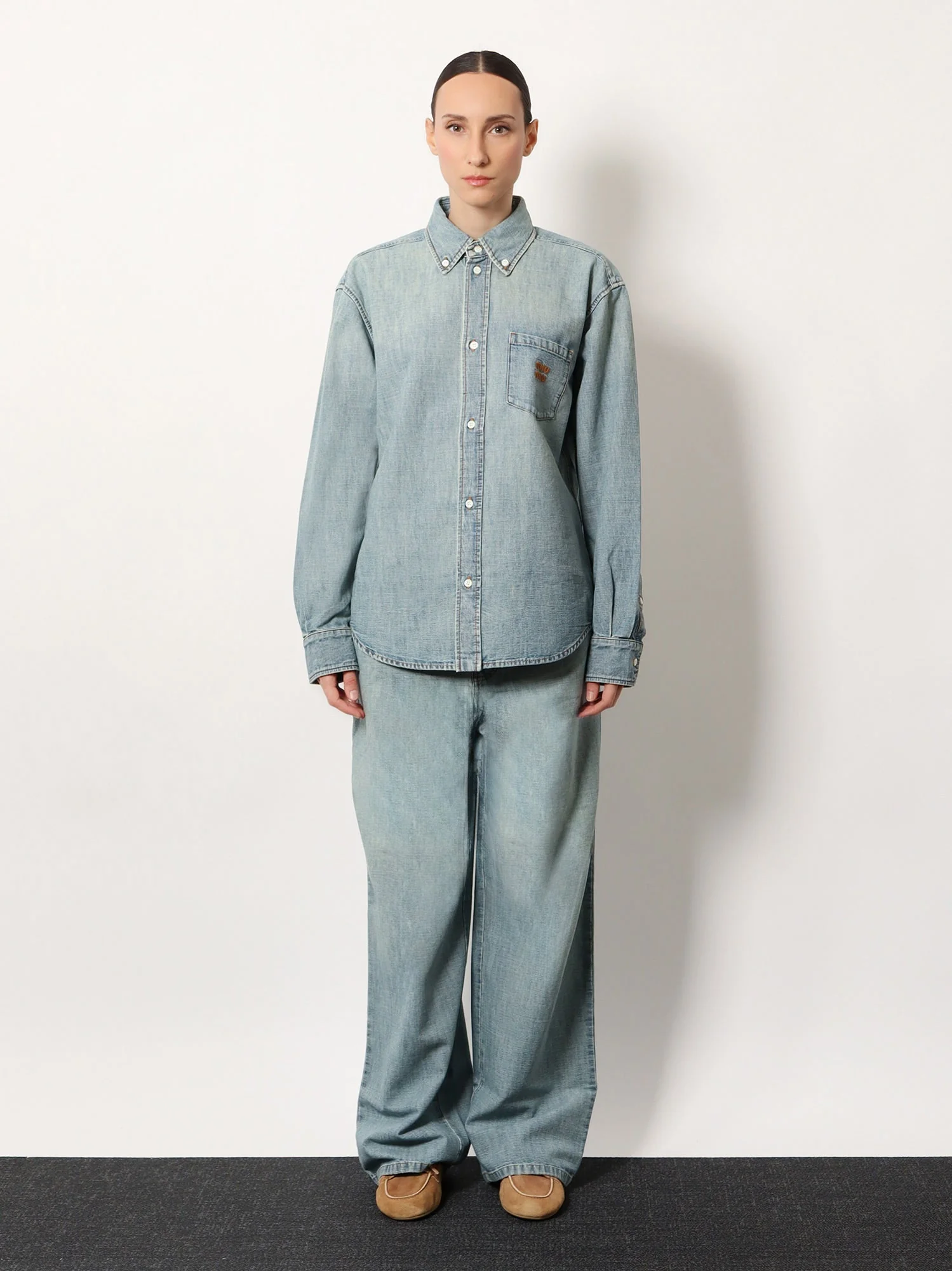 Miu Miu Denim Shirt - Image 3
