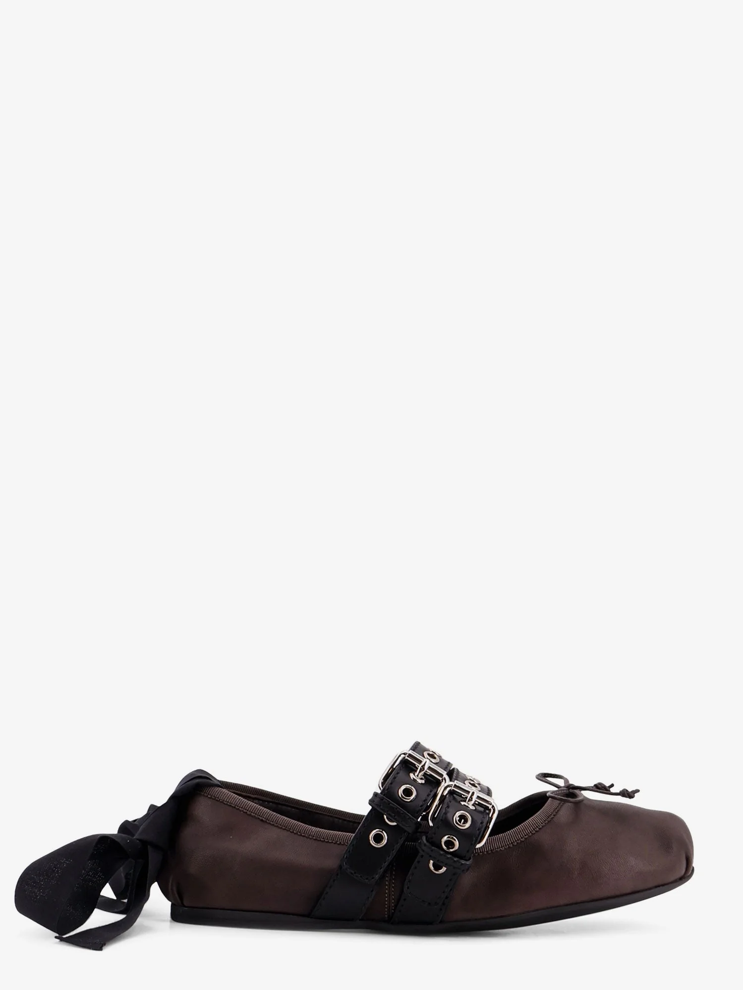 Miu Miu Leather Ballerinas - Image 6