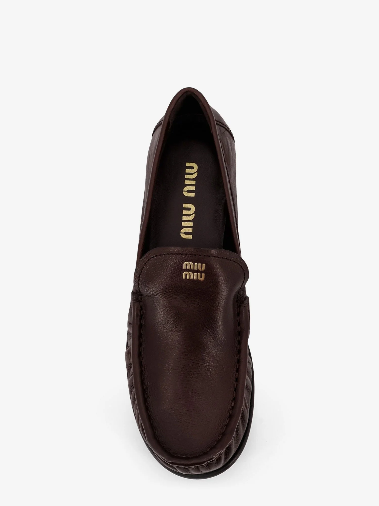 Miu Miu Leather Loafers - Image 5