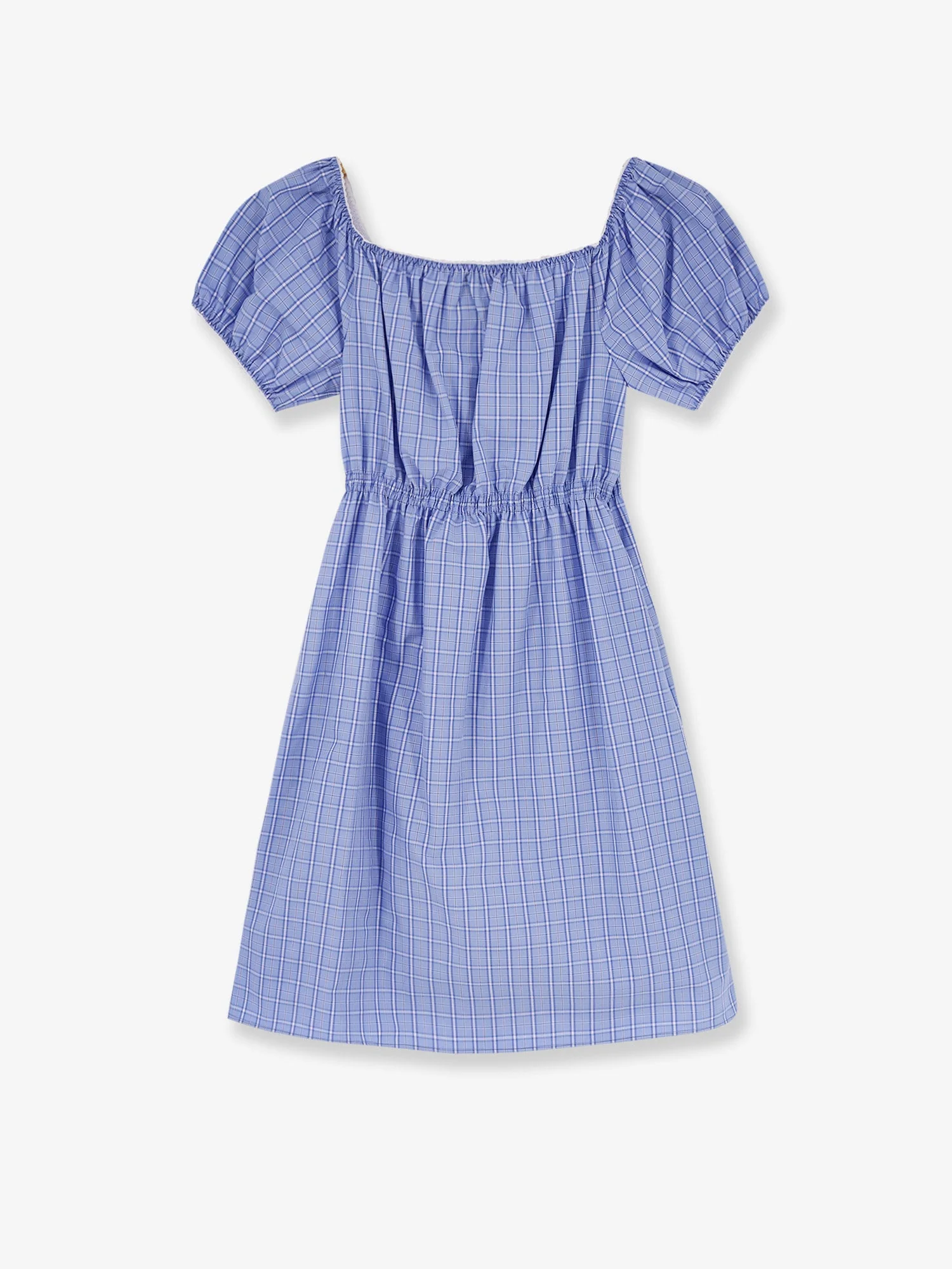 Miu Miu Madras Cotton Mini Dress - Image 2