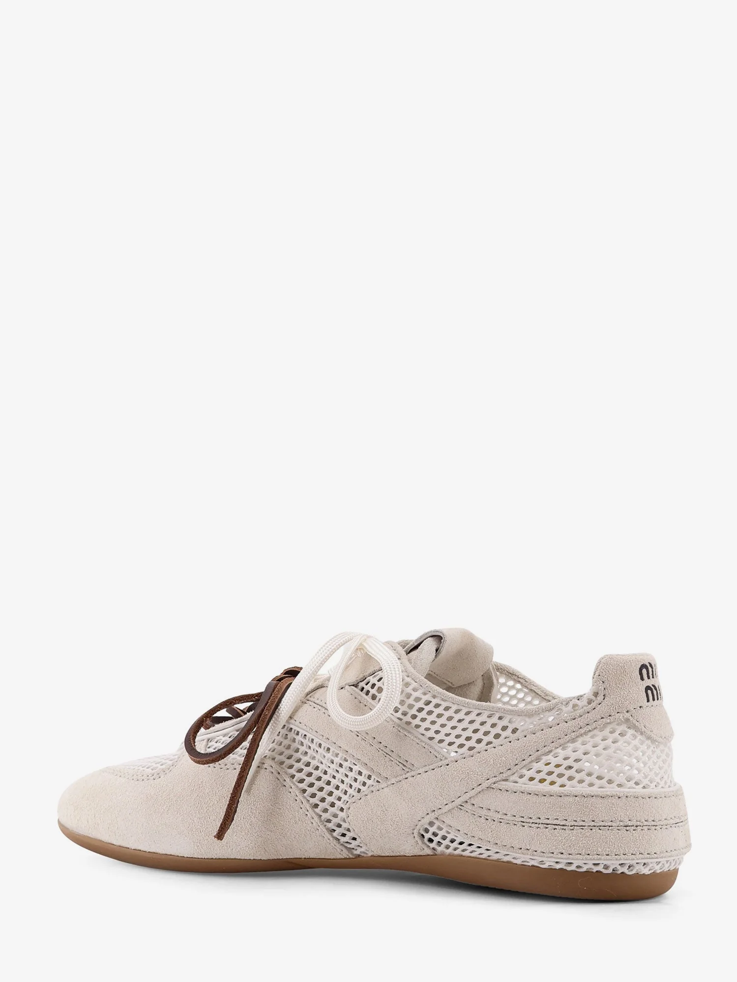 Miu Miu Mesh Sneakers With Suede Inserts - Image 3