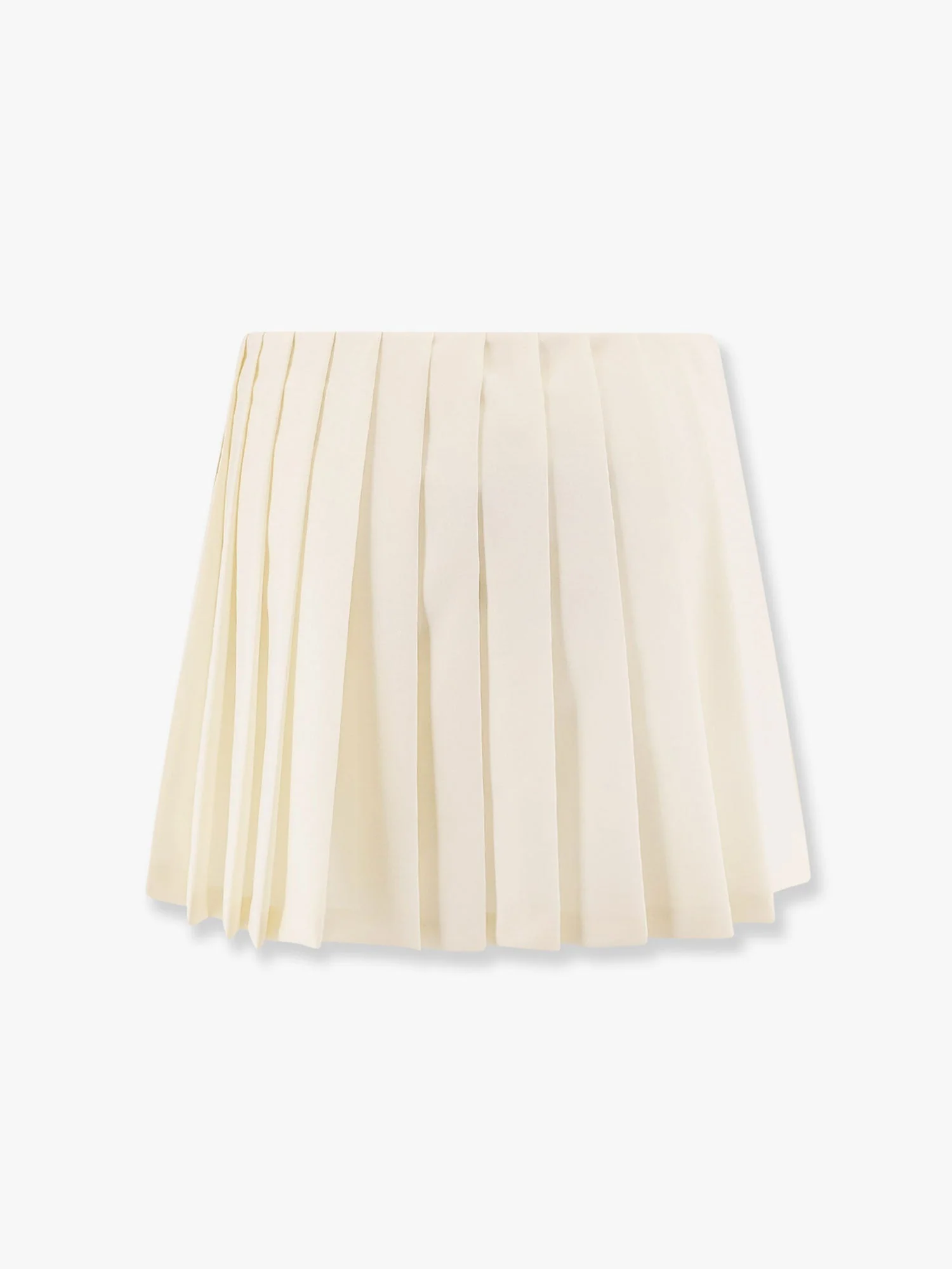 Miu Miu Plissé Wool And Mohair Skirt - Image 5