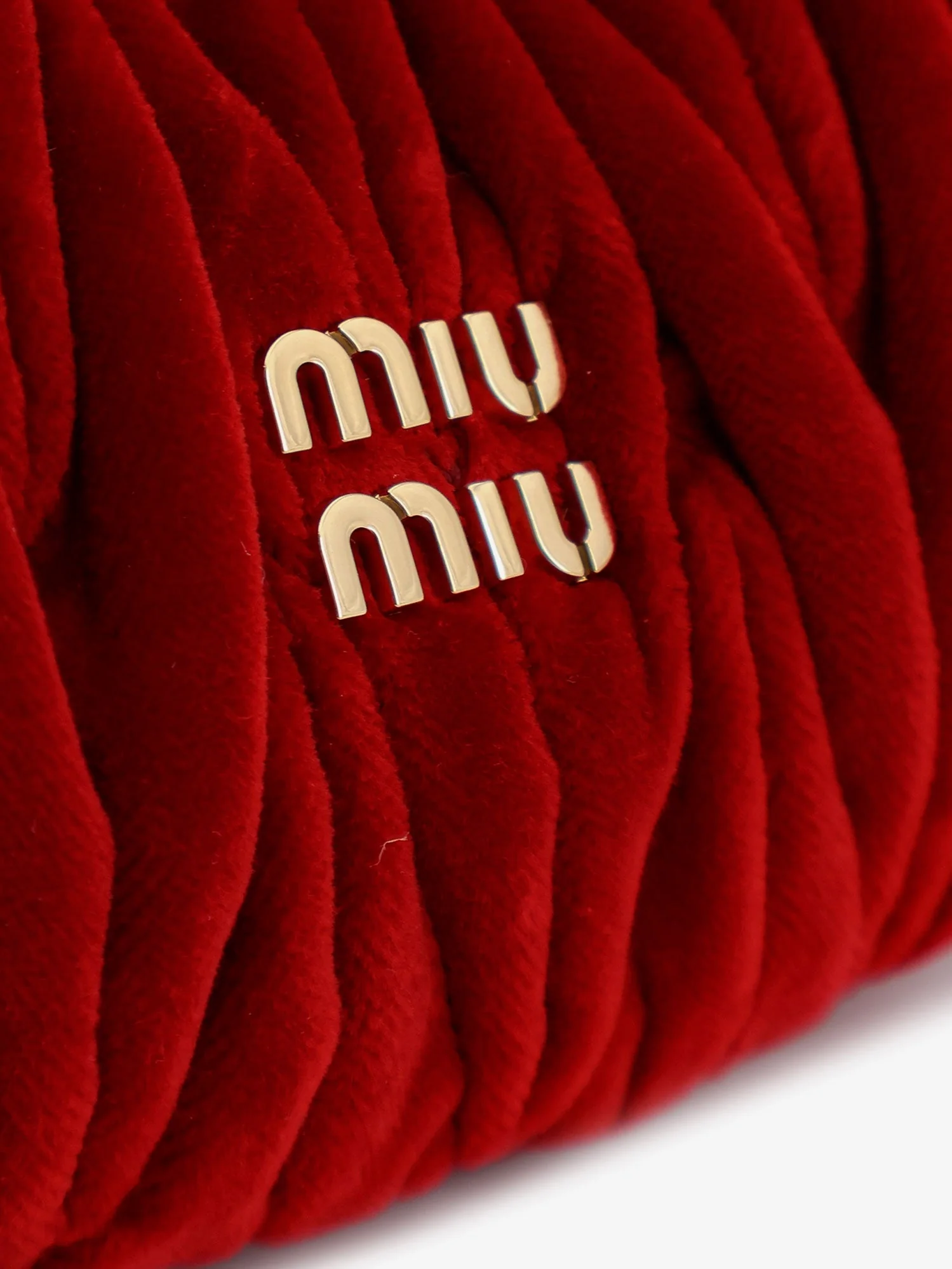 Miu Miu Wander Matelassé Velvet Mini Crossbody Bag - Image 5