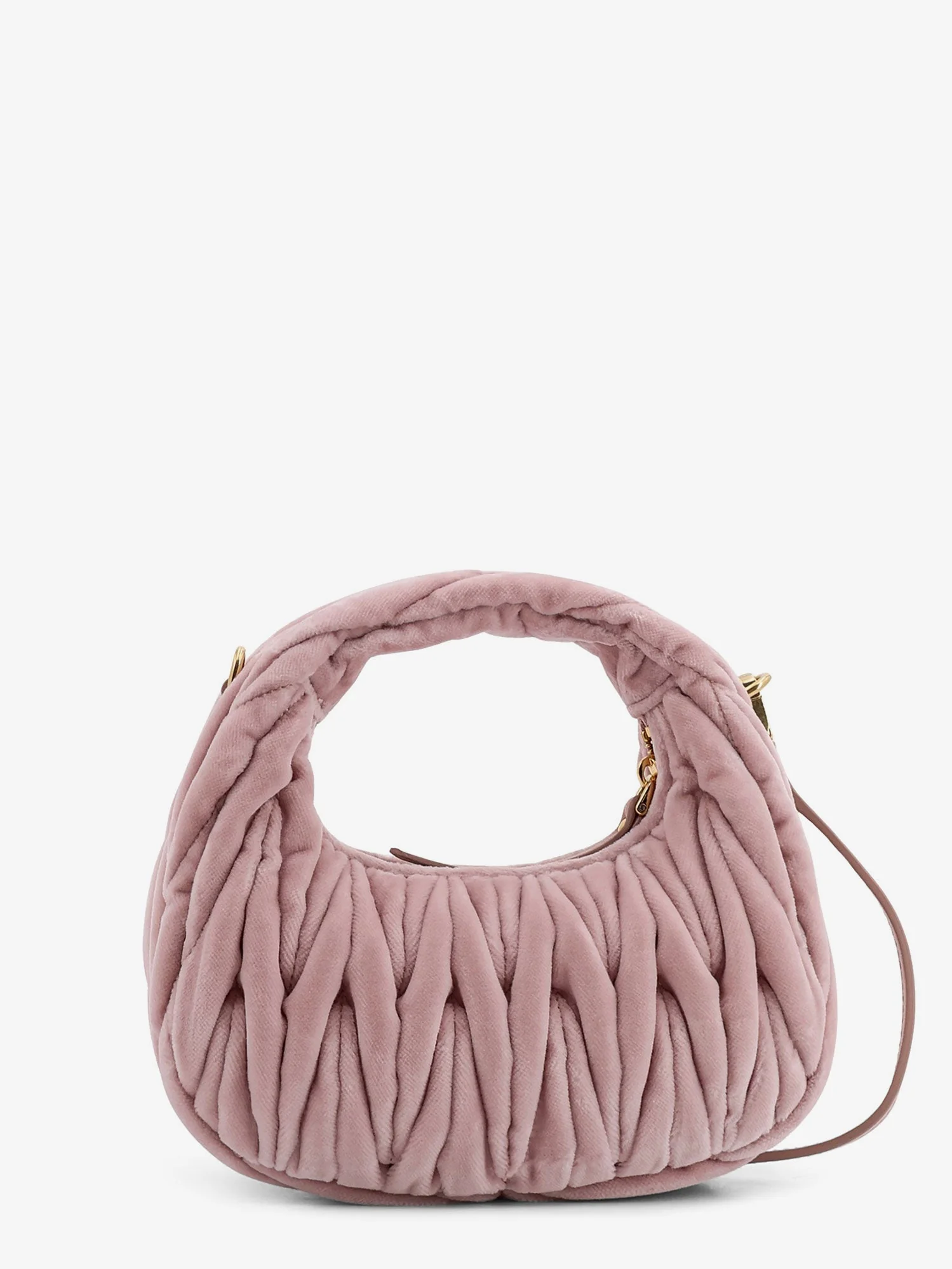 Miu Miu Wander Matelassé Velvet Mini Crossbody Bag - Image 8