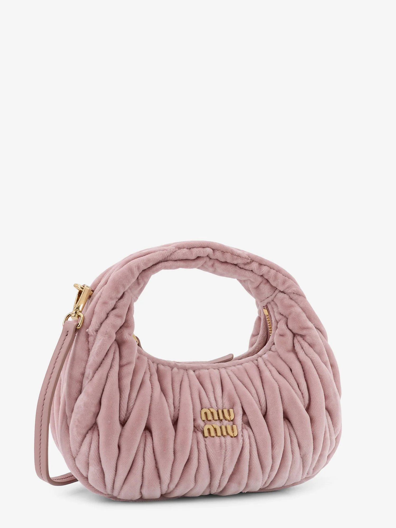 Miu Miu Wander Matelassé Velvet Mini Crossbody Bag - Image 9