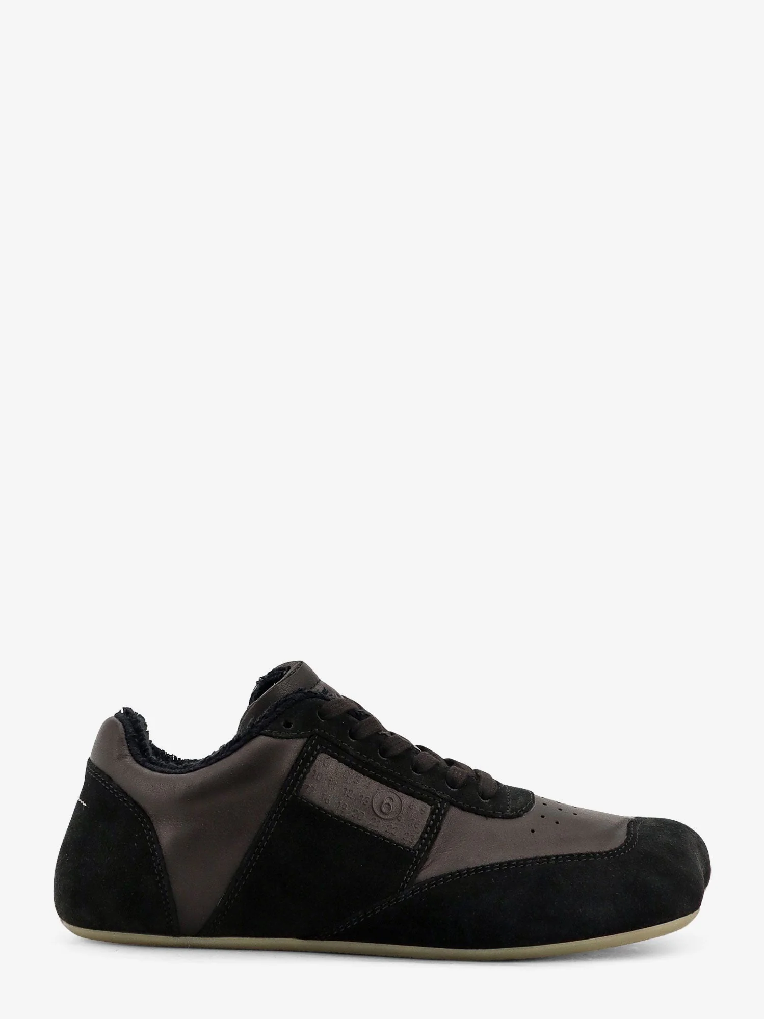 Mm6 Maison Margiela Anatomic Suede And Leather Sneakers