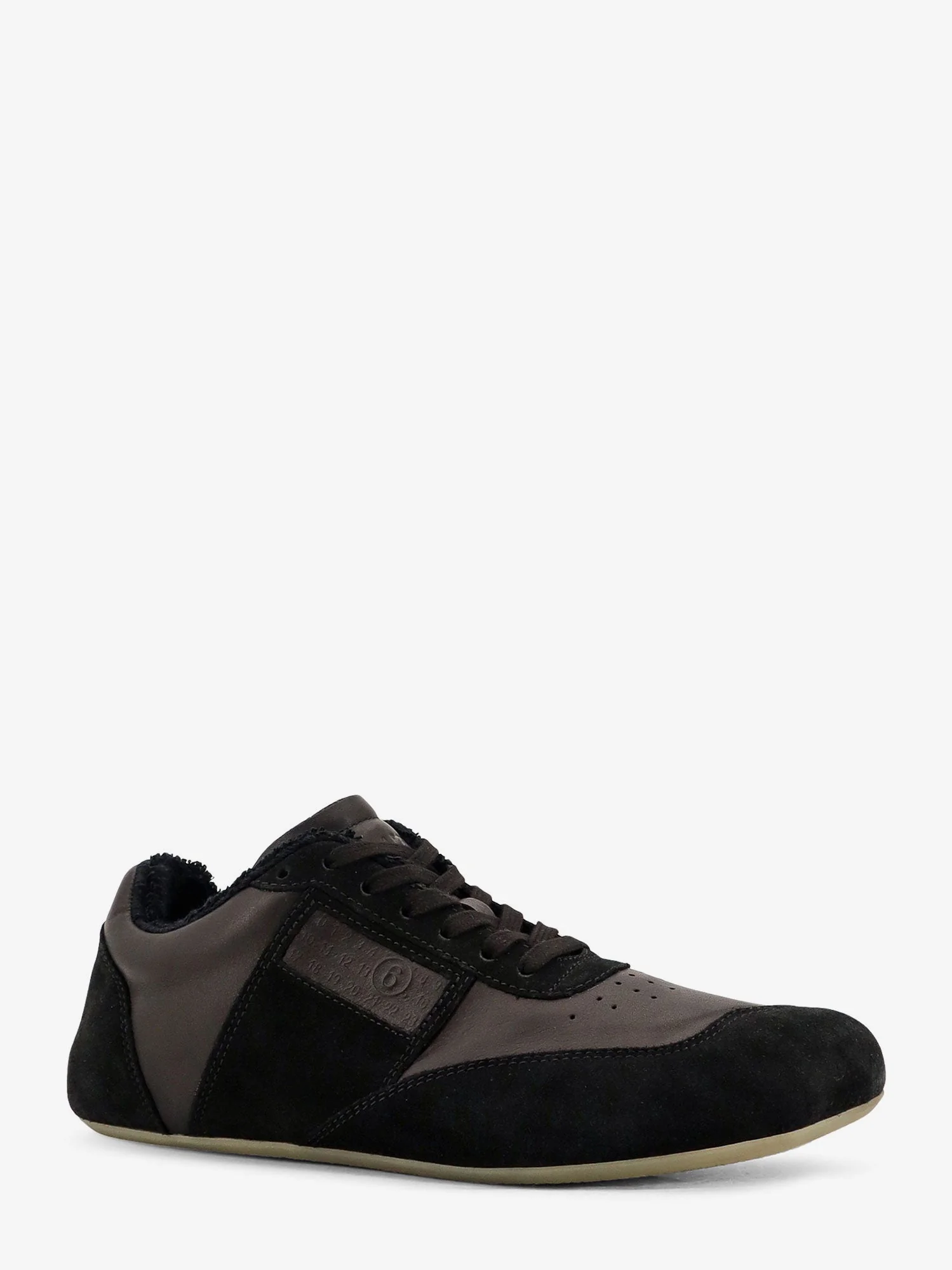 Mm6 Maison Margiela Anatomic Suede And Leather Sneakers - Image 2