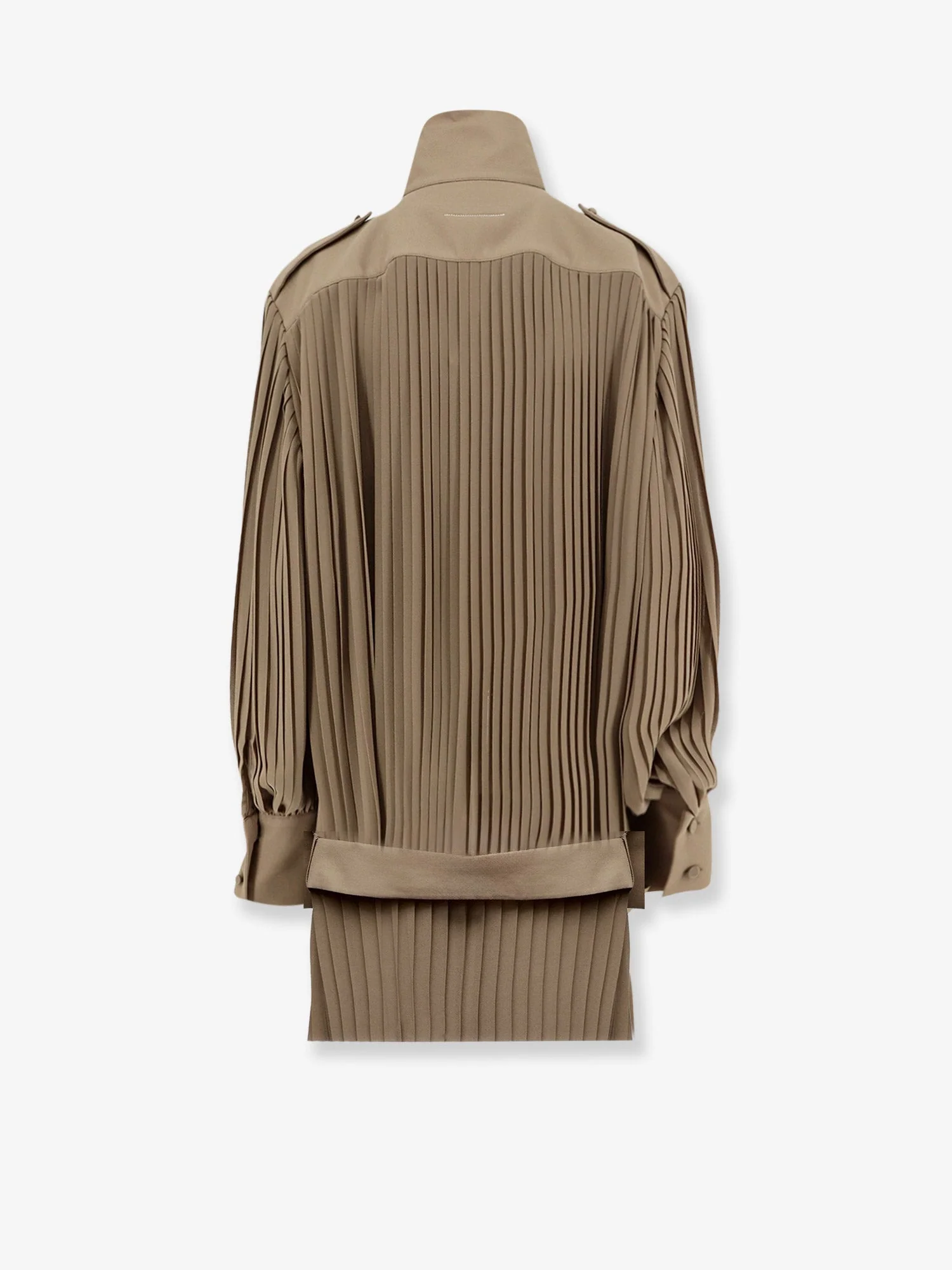 Mm6 Maison Margiela Pleated Dress With Belt - Image 2