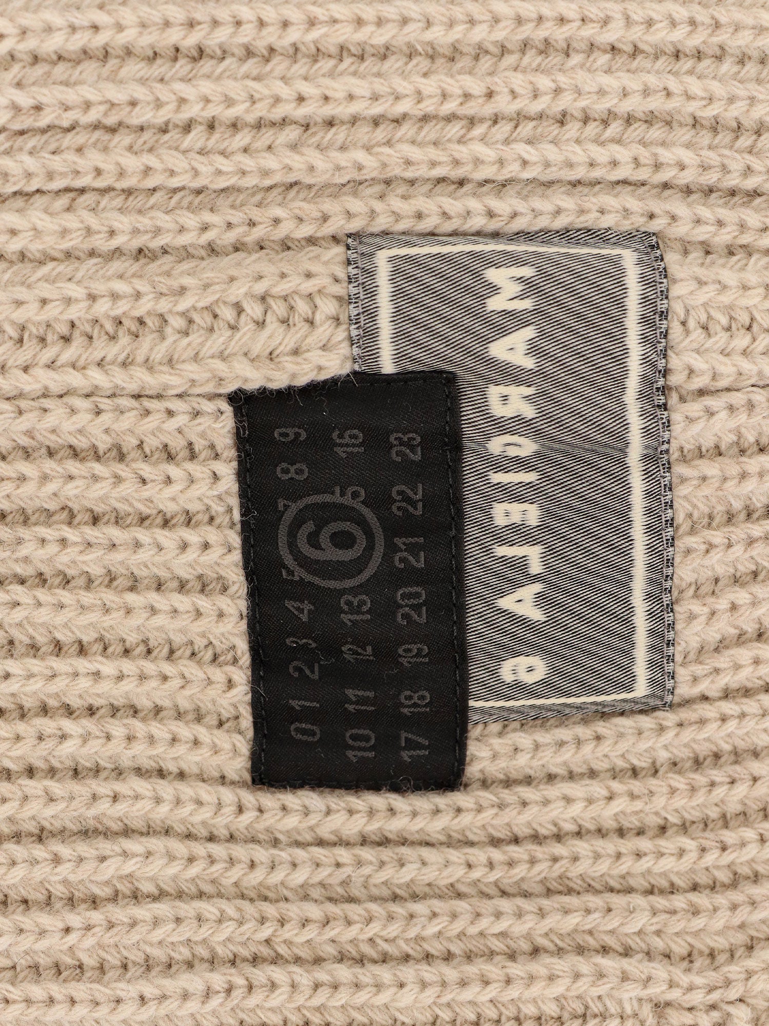Mm6 Maison Margiela Wool Blend Balaclava With Distressed Effect - Image 3