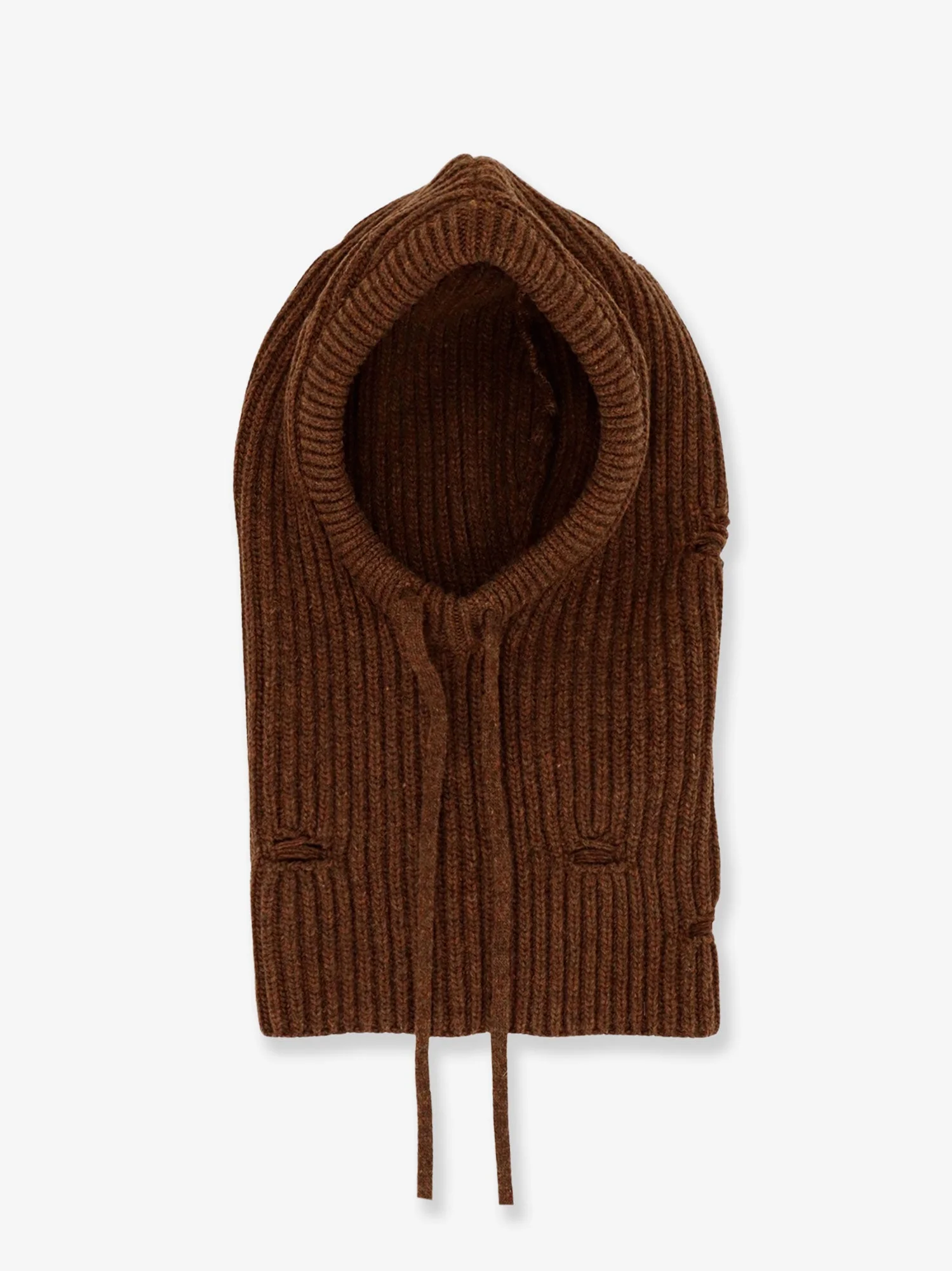 Mm6 Maison Margiela Wool Blend Balaclava With Distressed Effect - Image 4