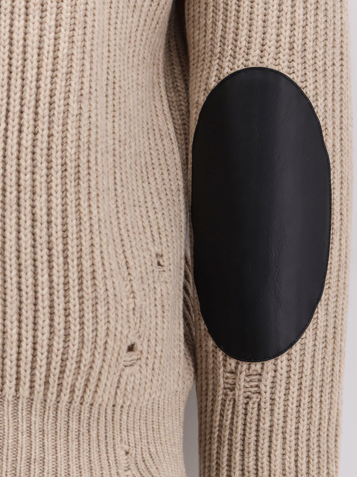 Mm6 Maison Margiela Wool Blend Cardigan With Distressed Effect - Image 3