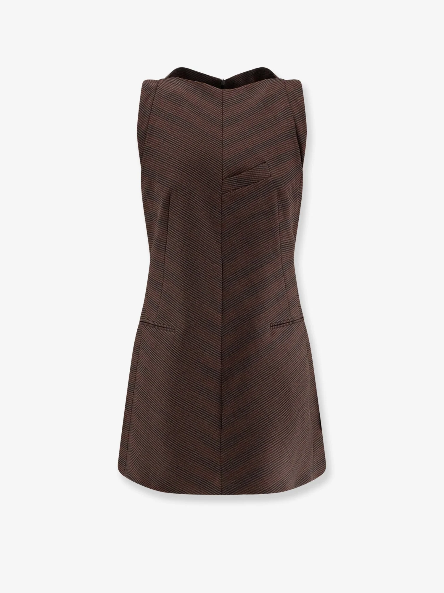 Mm6 Maison Margiela Wool Blend Short Dress