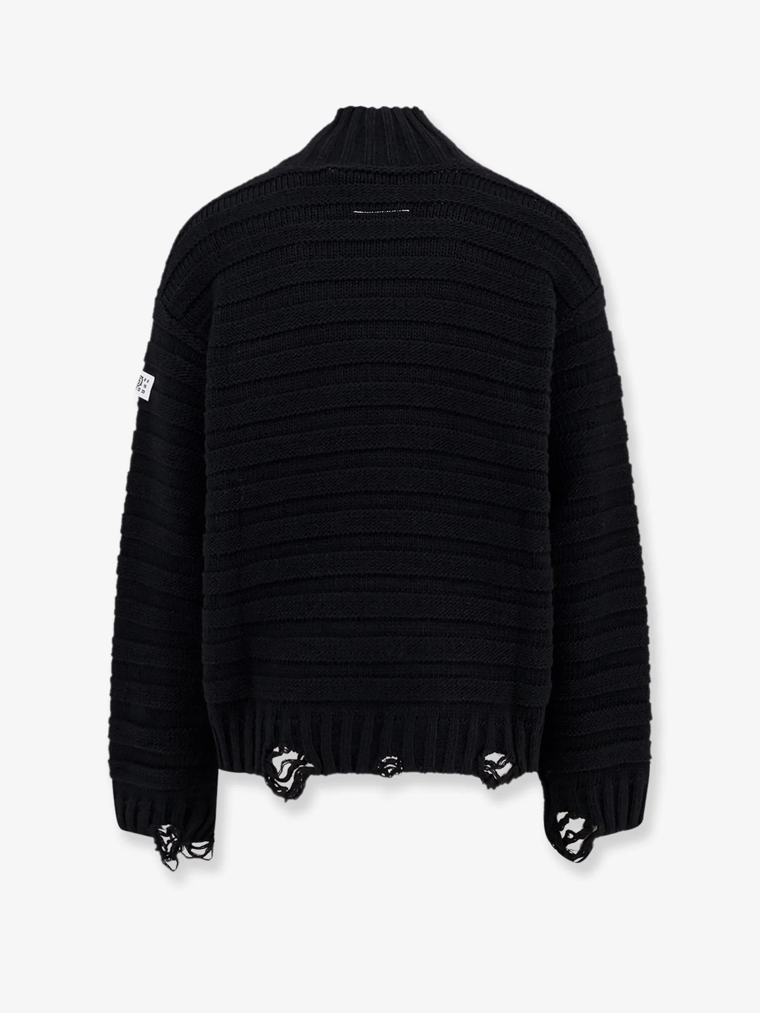 Mm6 Maison Margiela Wool Blend Sweater With Distressed Effect - Image 2