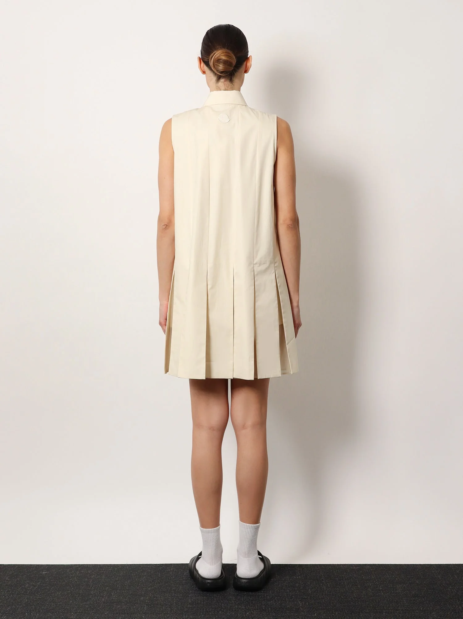 Moncler Cotton And Silk Mini Chemisier Dress - Image 3