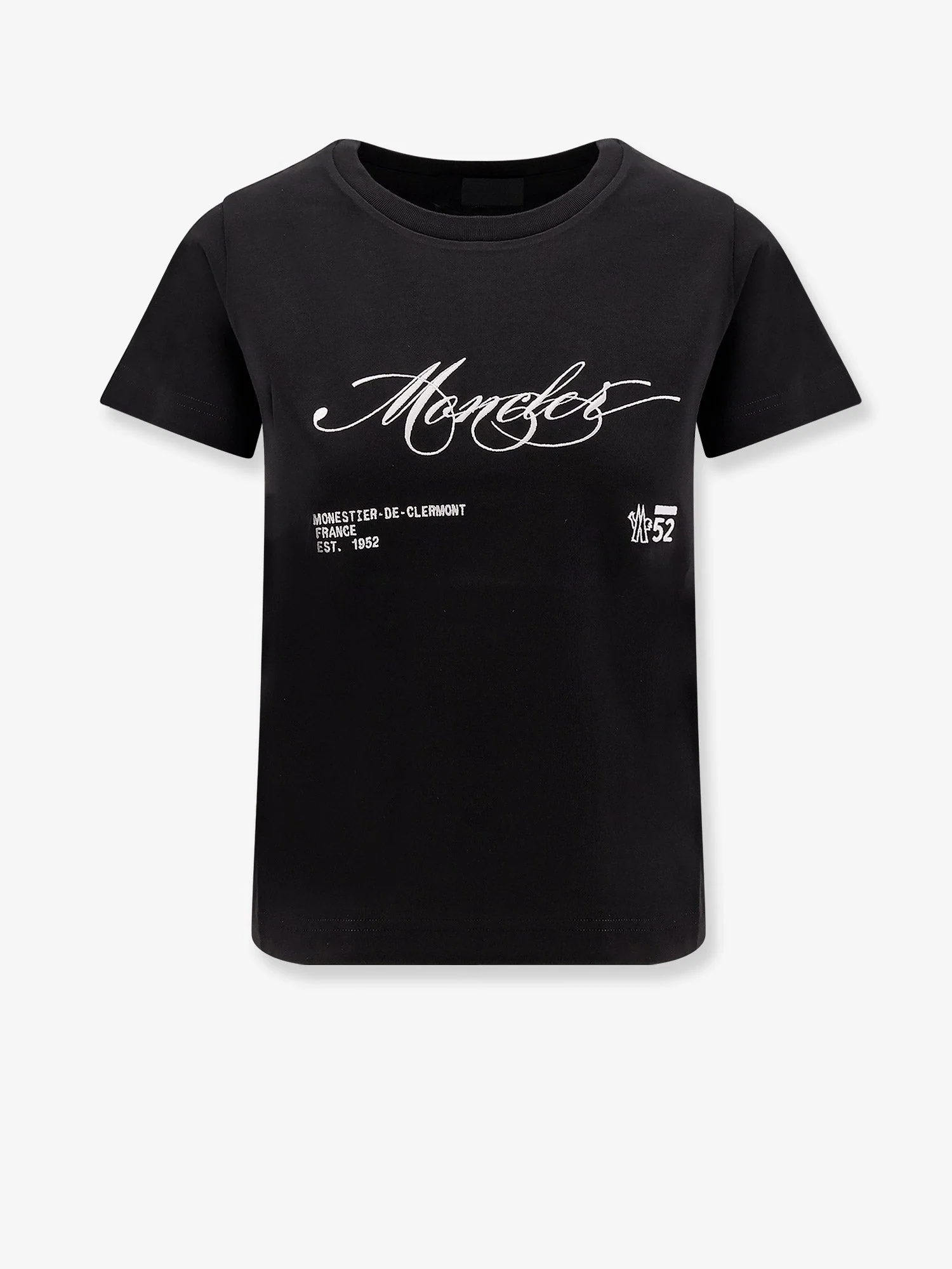 Moncler Cotton T-Shirt With Embroidery