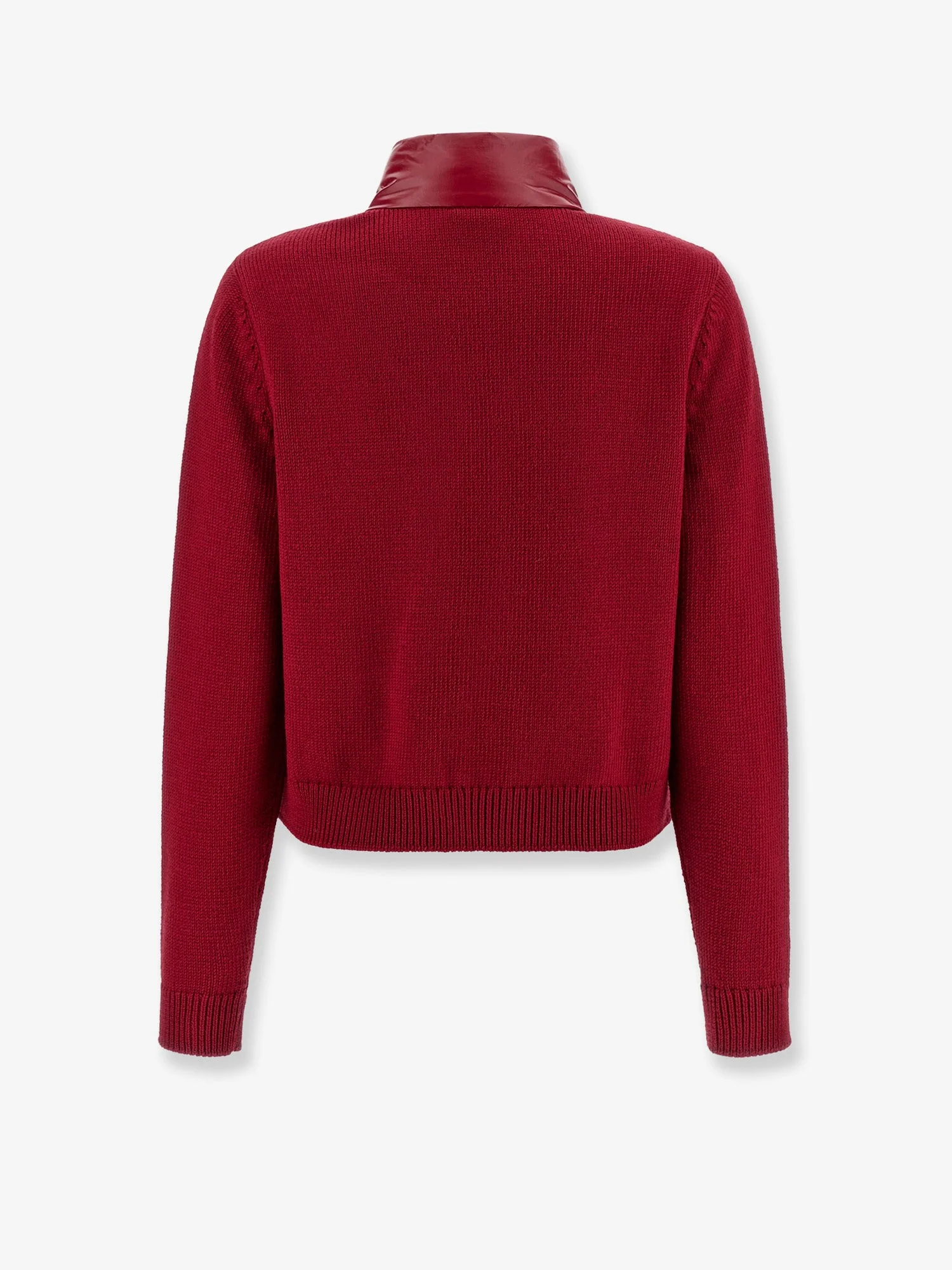 Moncler Down Jacket With Virgin Wool Inserts - Image 2