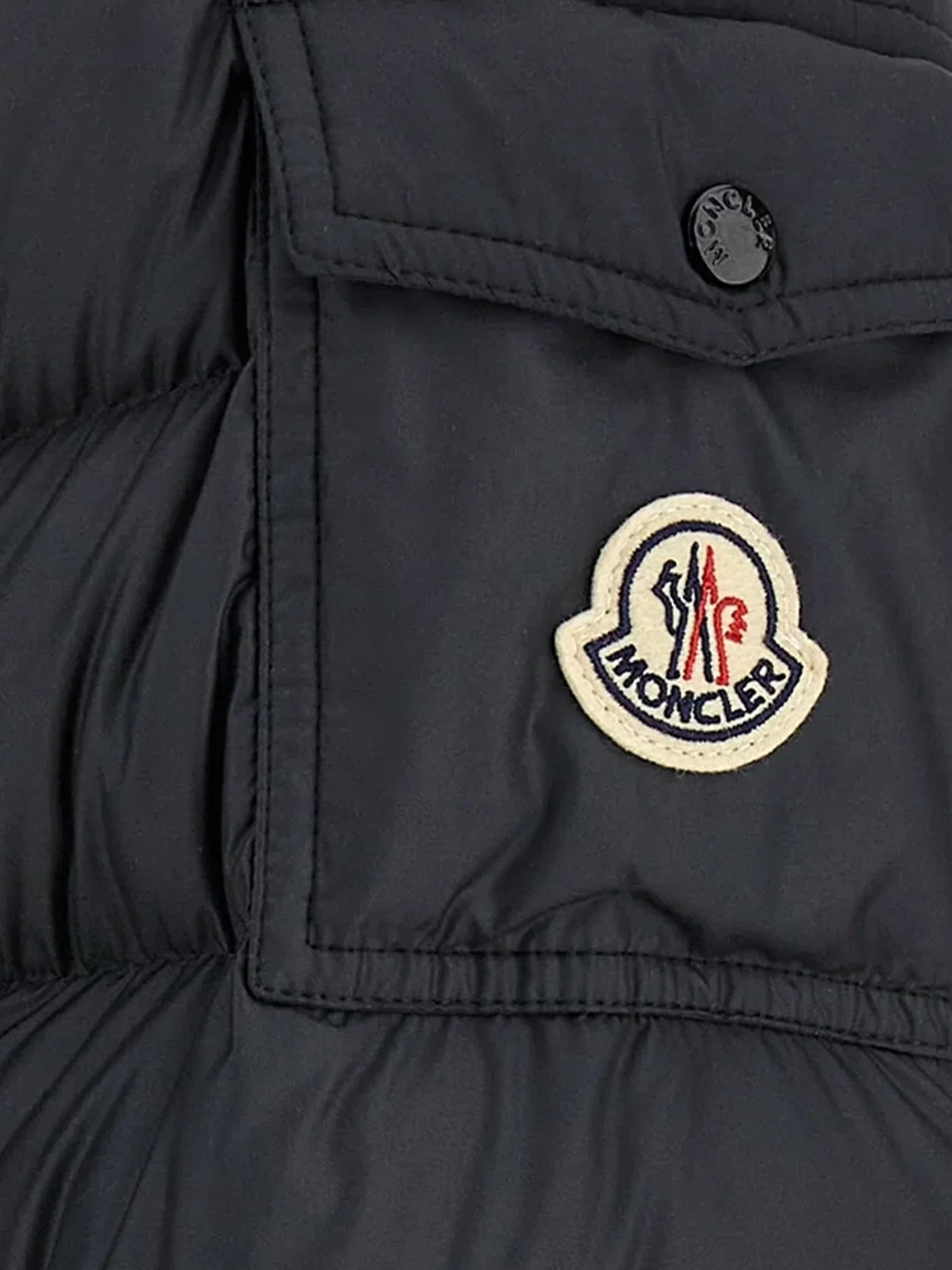 Moncler Igesse Nylon Long Down Jacket - Image 3