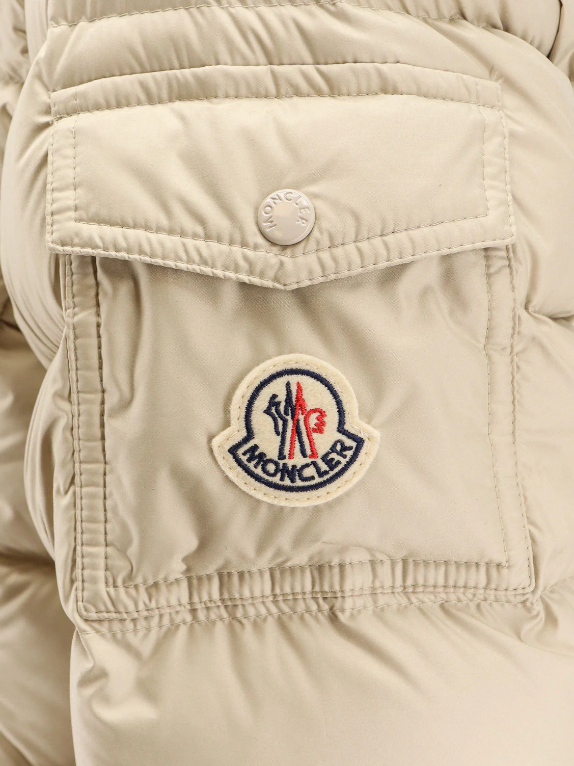 Moncler Igesse Nylon Long Down Jacket - Image 6