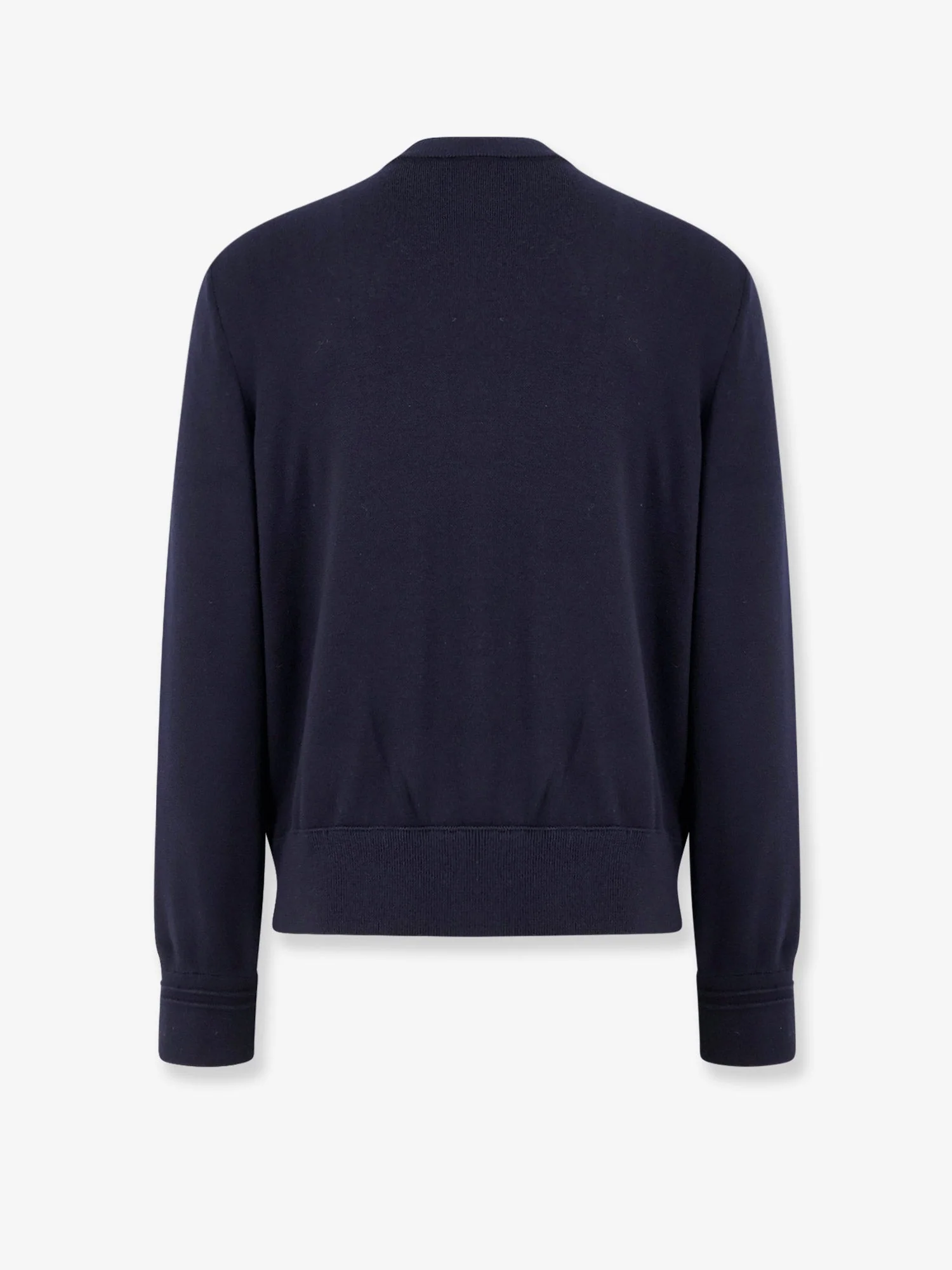 Moncler Nylon Down Jacket With Wool Sleeves - Image 2