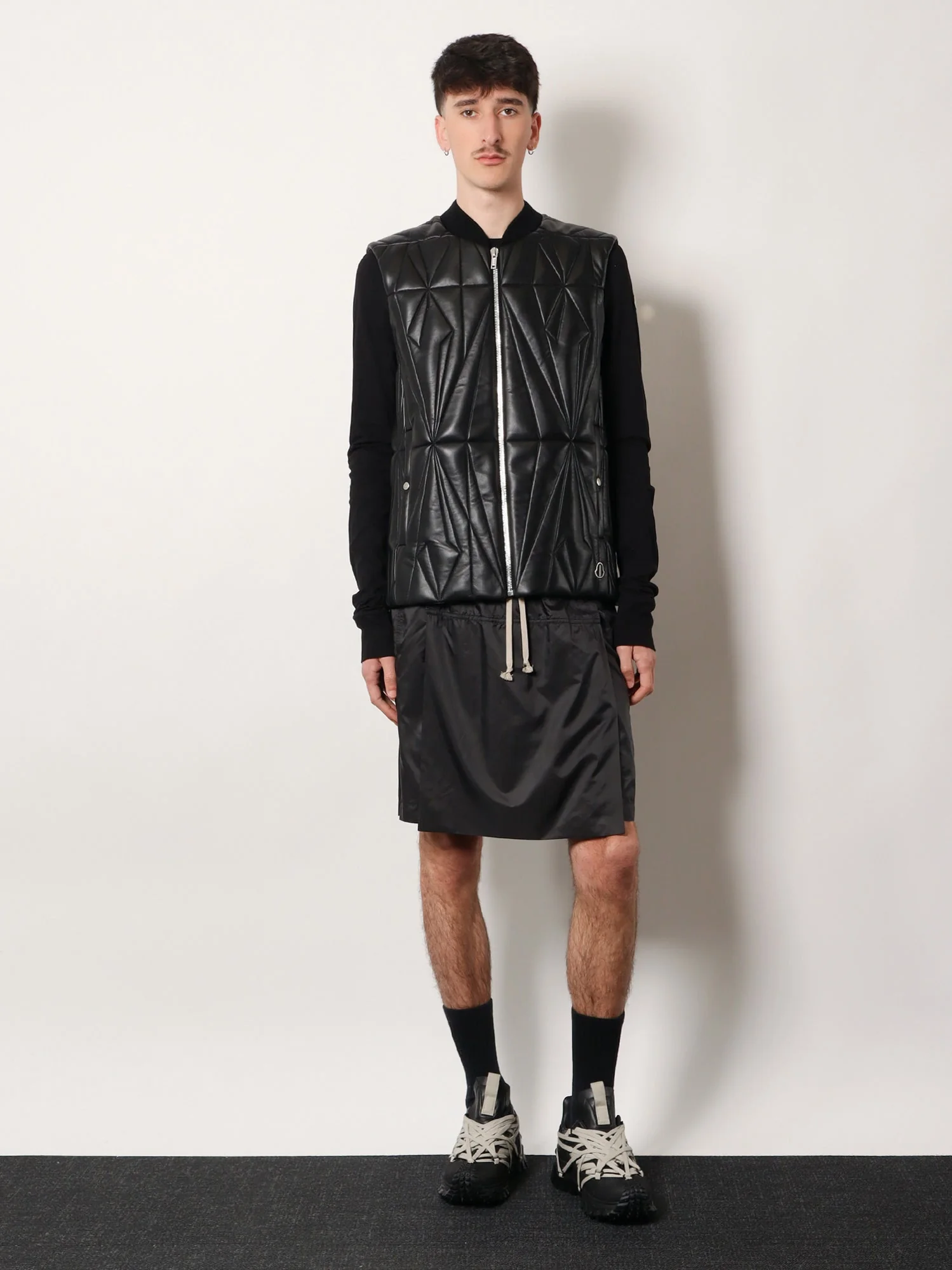 Moncler + Rick Owens Geocamo Flight Leather Vest - Image 2