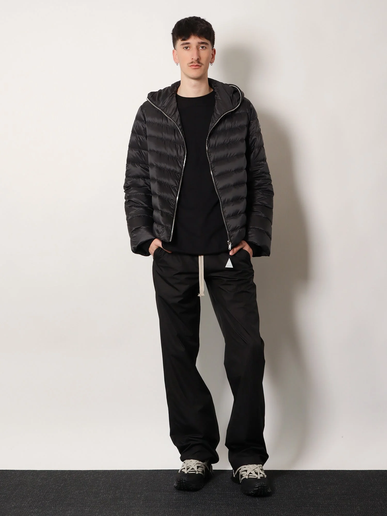 Moncler + Rick Owens Zip Lock Hooded Down Jacket - Image 2