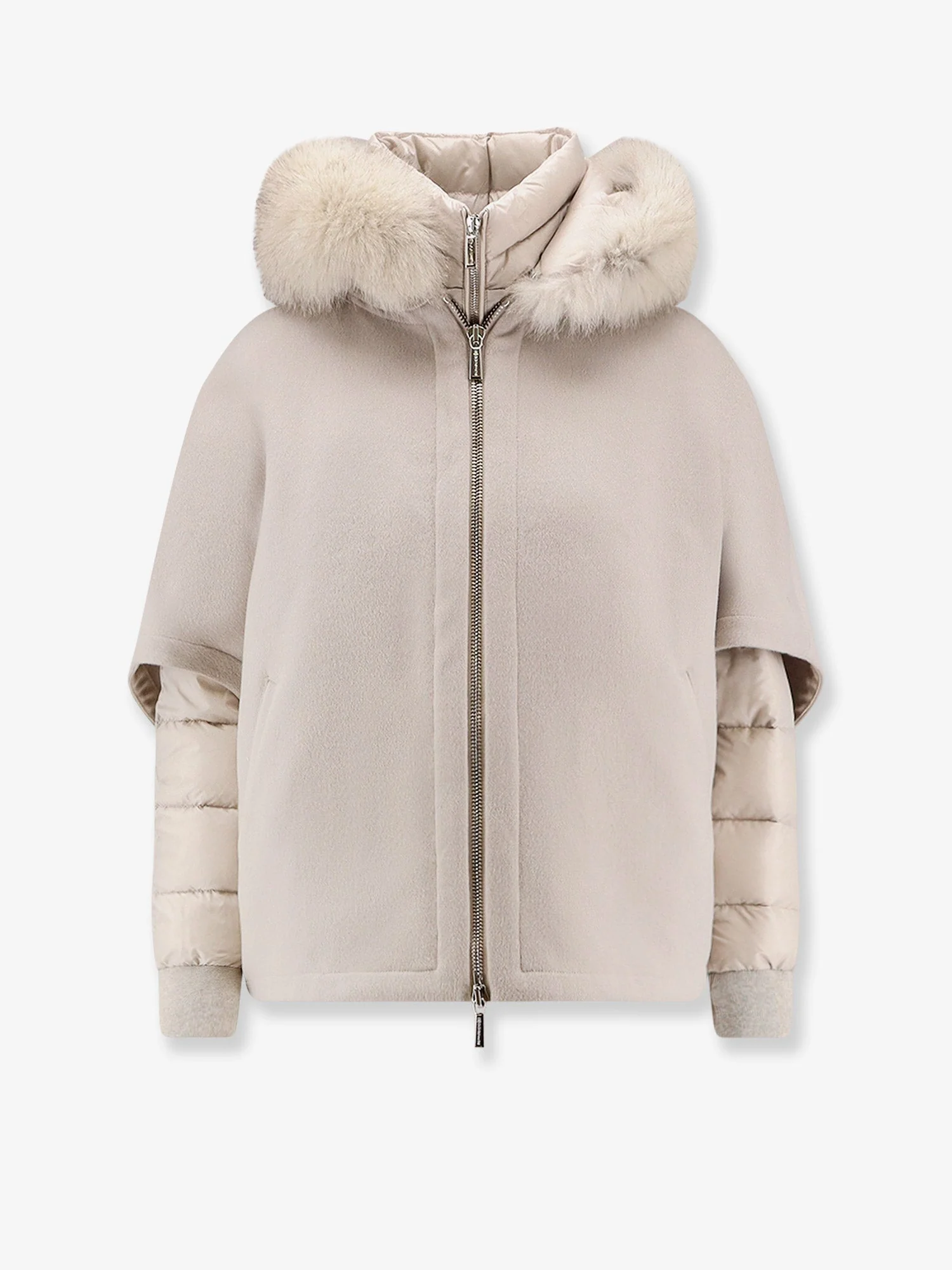 Moorer Pegaso-Cwr Sleeveless Wool And Cashmere Coat - Image 4