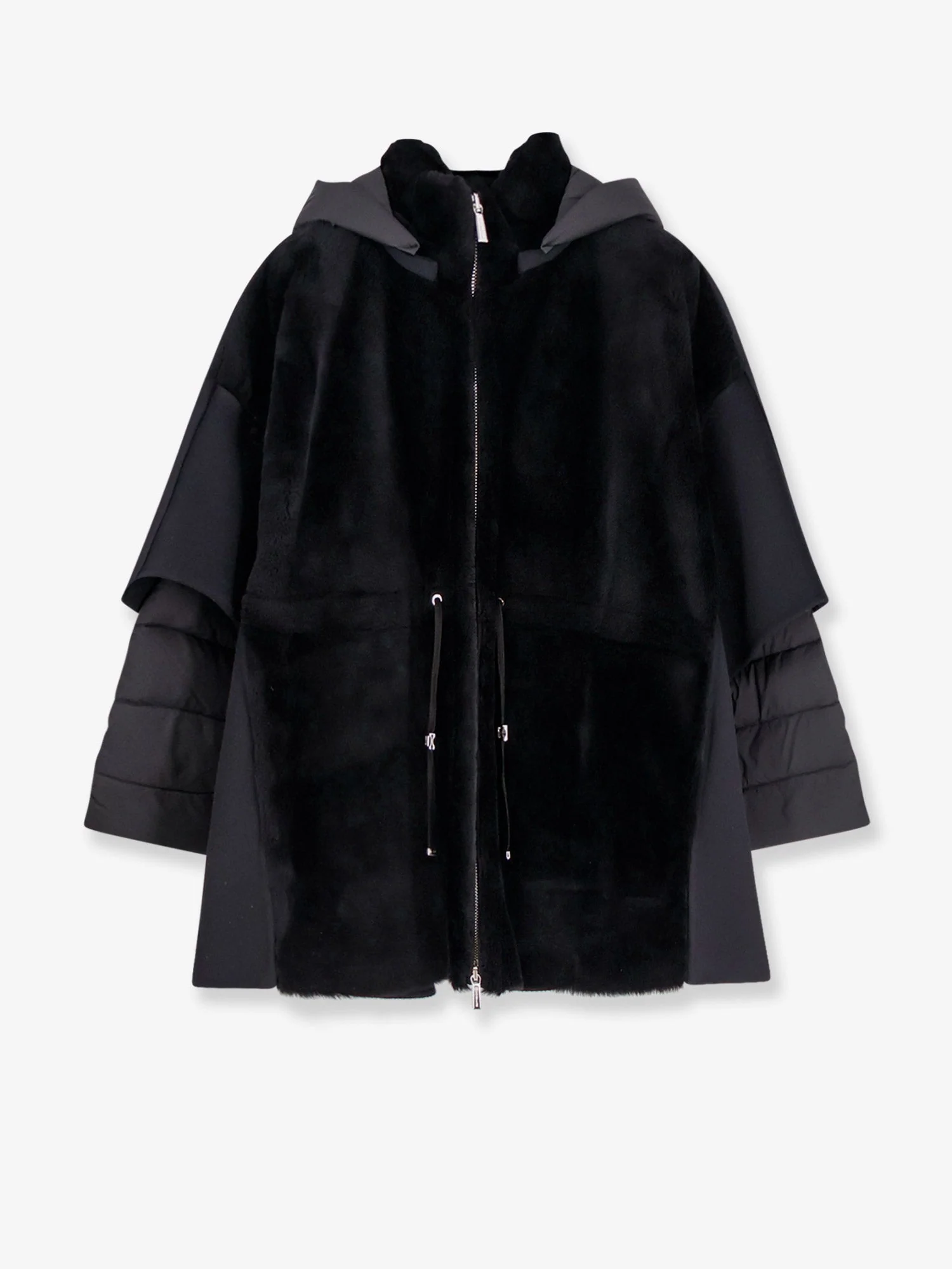 Moorer Raja Shearling Cape - Image 4