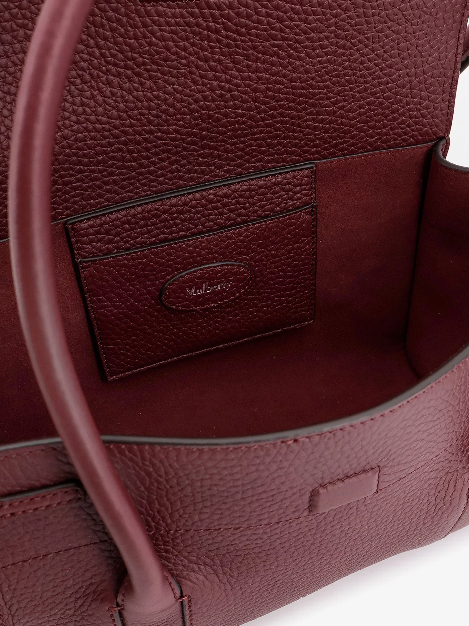 Mulberry Leathershoulder Bag With Logo - Image 4