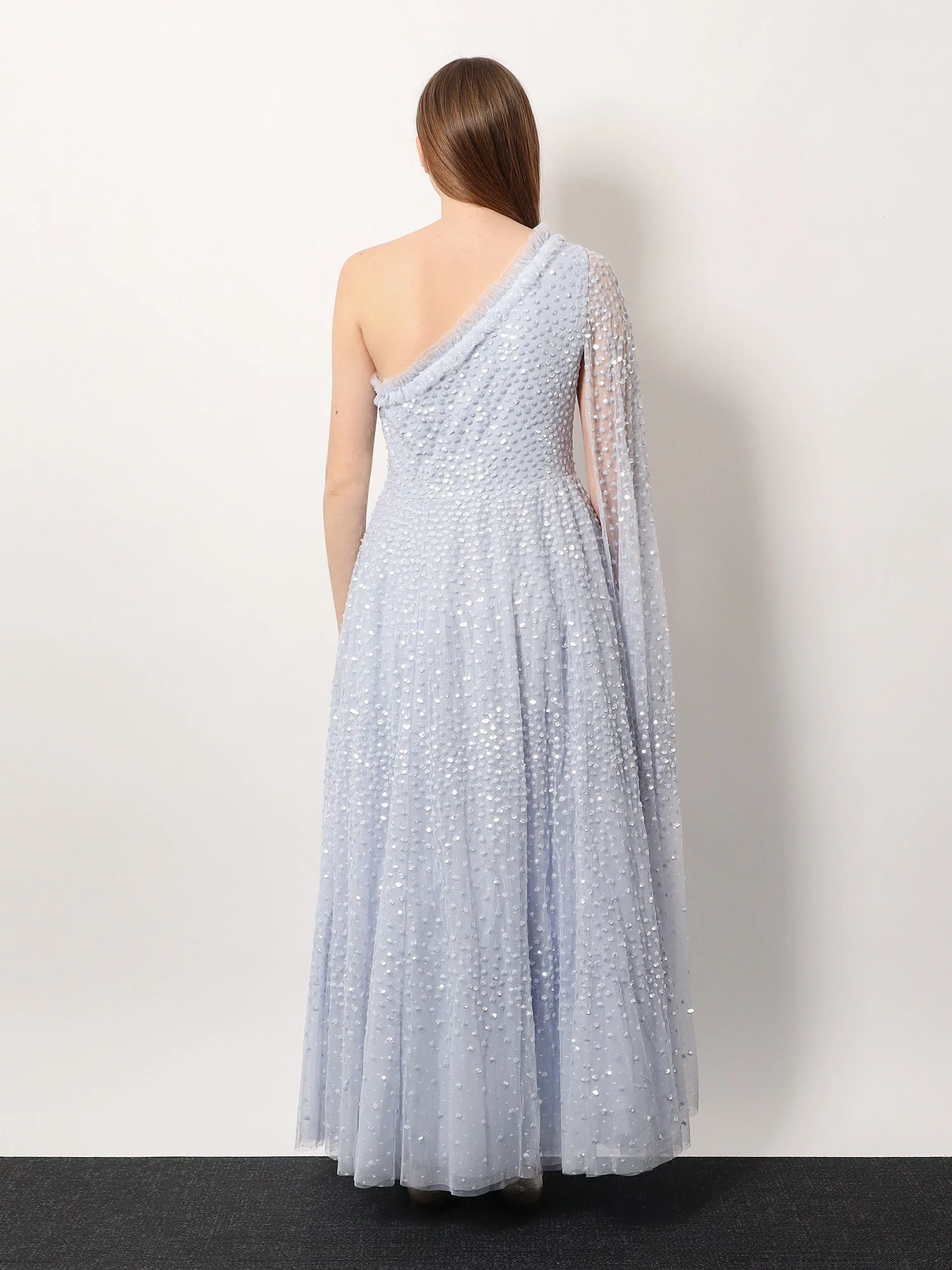 Needle & Thread One-Shoulder Long Dress With Sequins - Image 4
