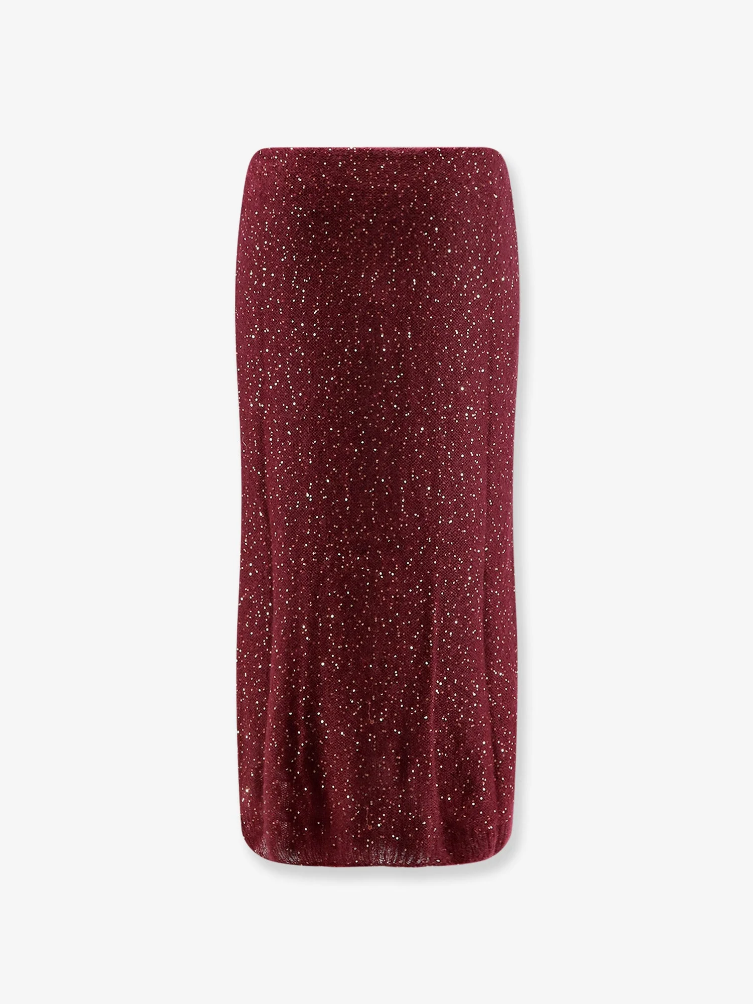 Nude Mohair Blend Skirt - Image 2