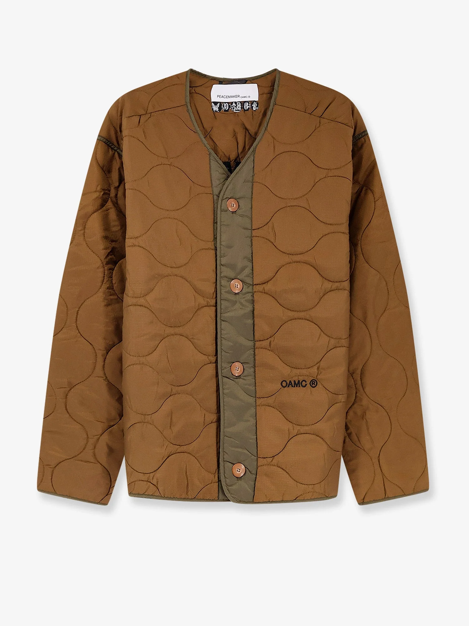 Oamc Peacemaker Combat Liner Quilted Nylon Jacket