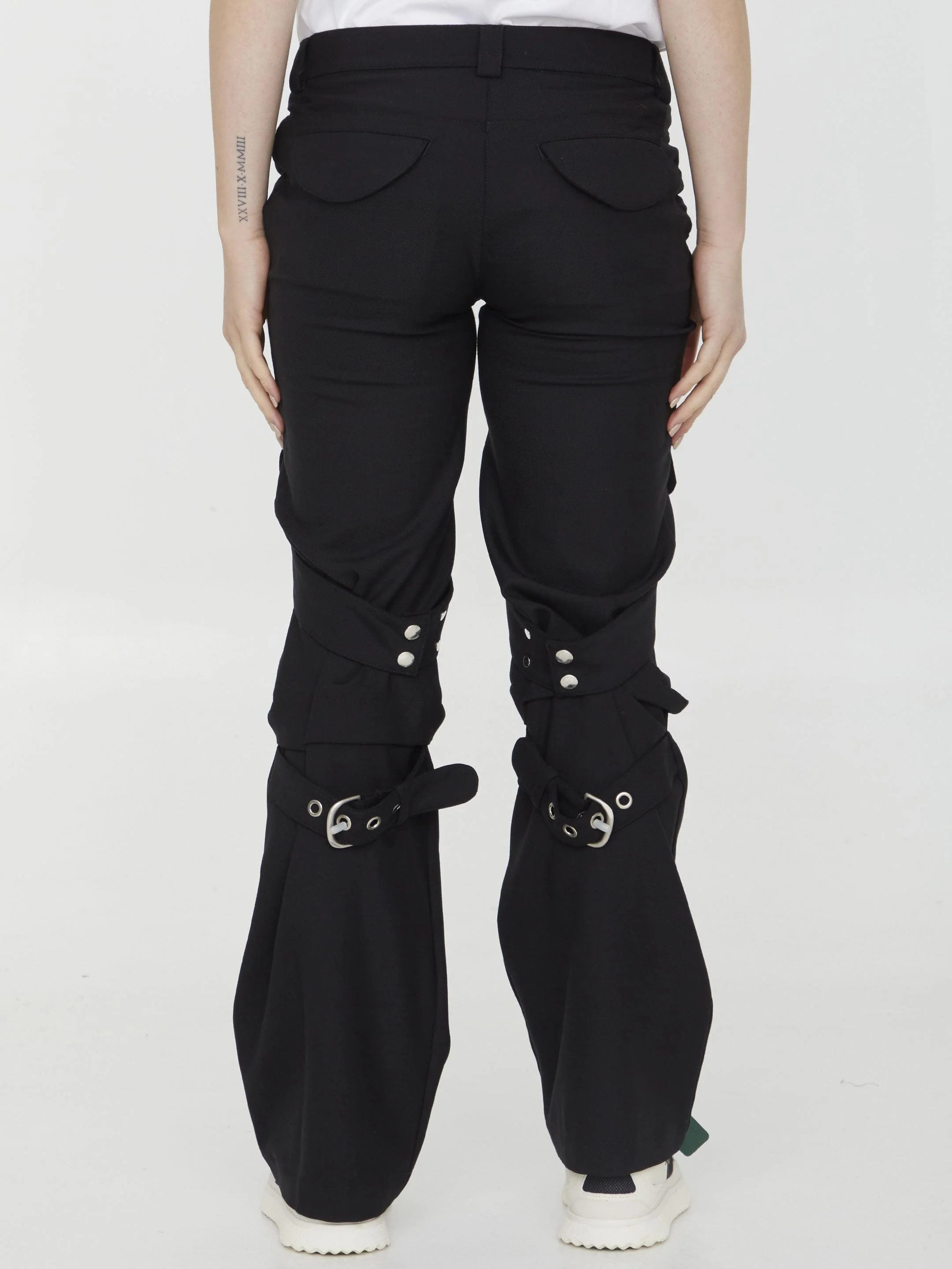 Off White Cargo Pants - Image 4