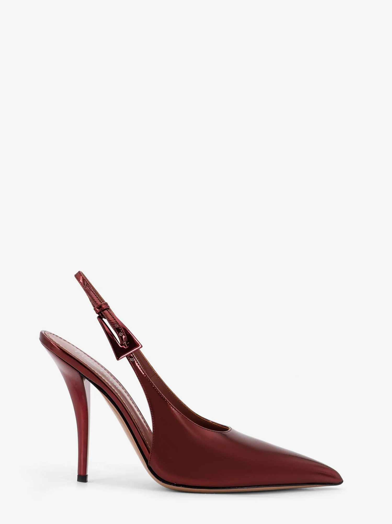Paris Texas Jessica Slingback Mirror Leather Pumps
